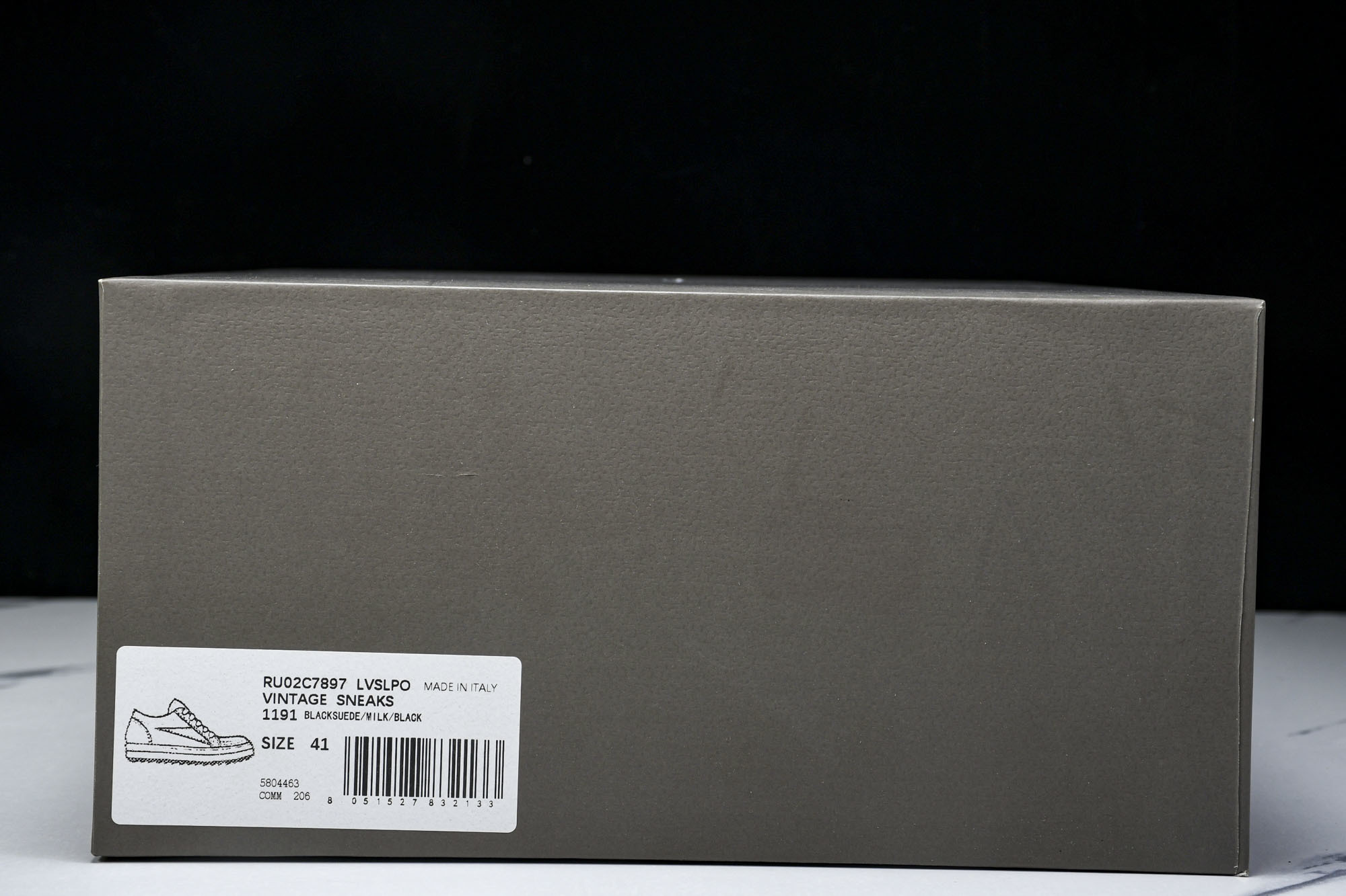 纯原莞产 Rick Owens Porterville Vintage Low 黑色#YZ021-139
