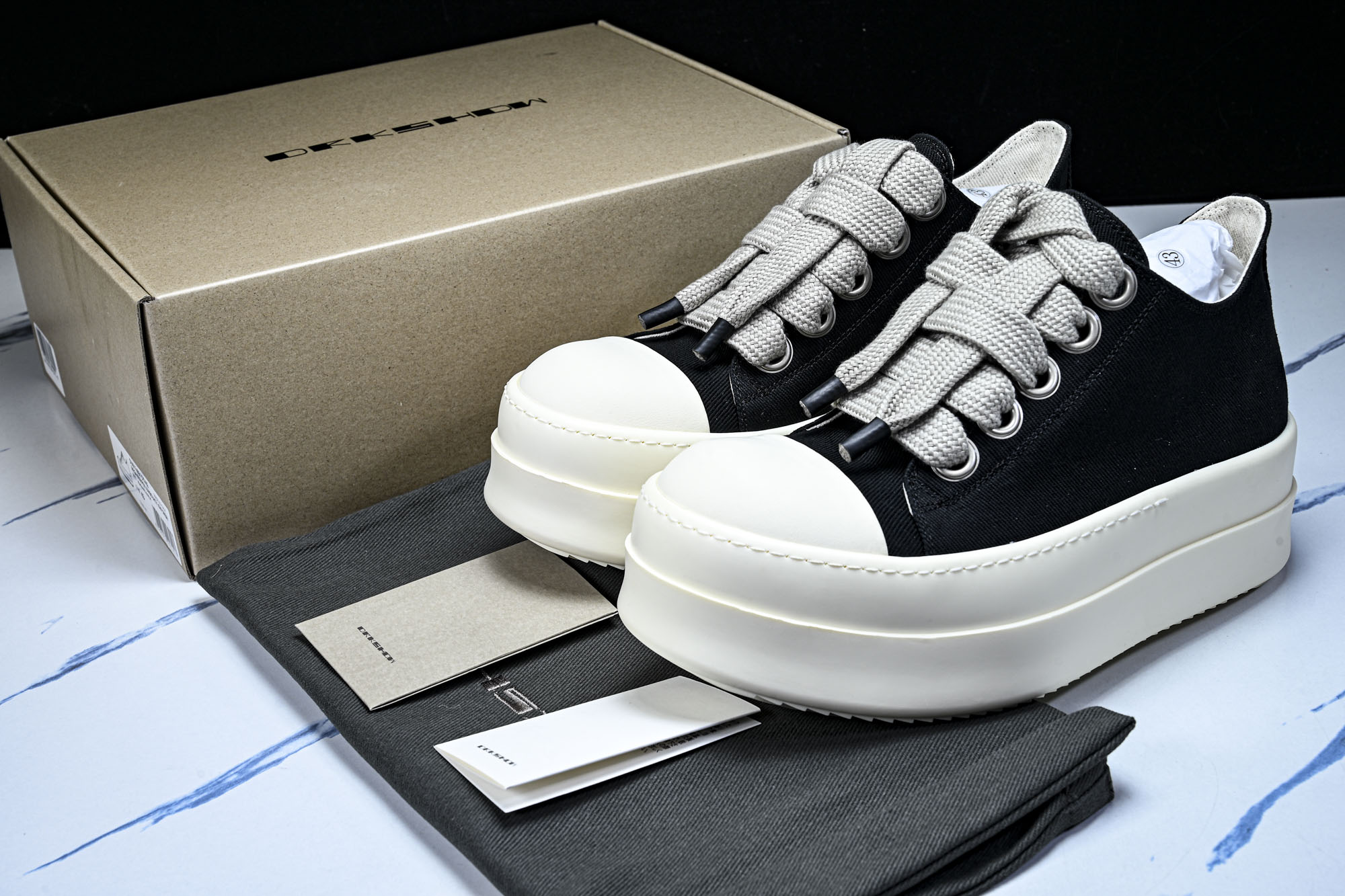 纯原莞产 RICK OWENS DRKSHDW VINTAGE SNEAKS 新款男女士运动鞋 DU01