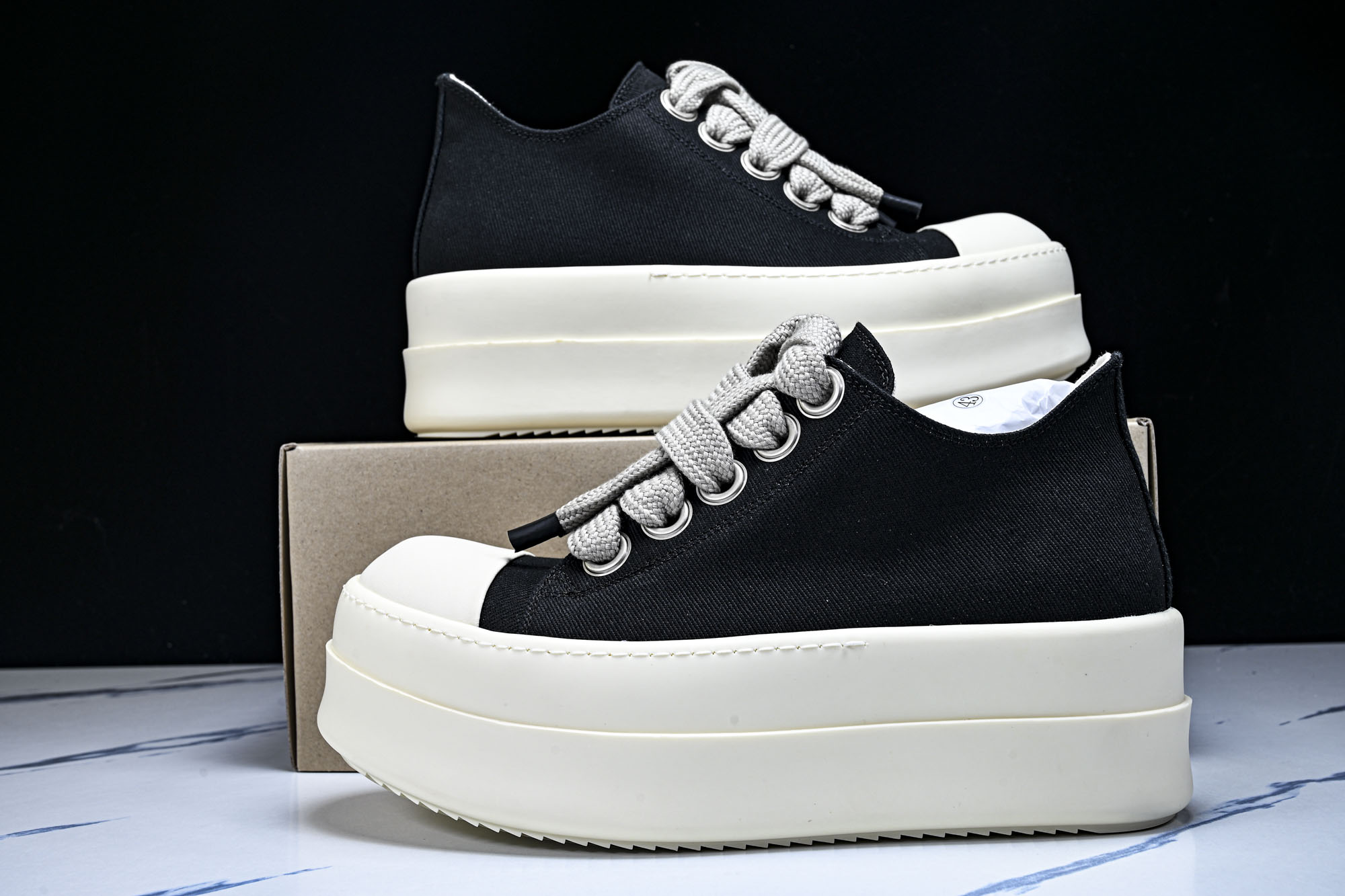 纯原莞产 RICK OWENS DRKSHDW VINTAGE SNEAKS 新款男女士运动鞋 DU01