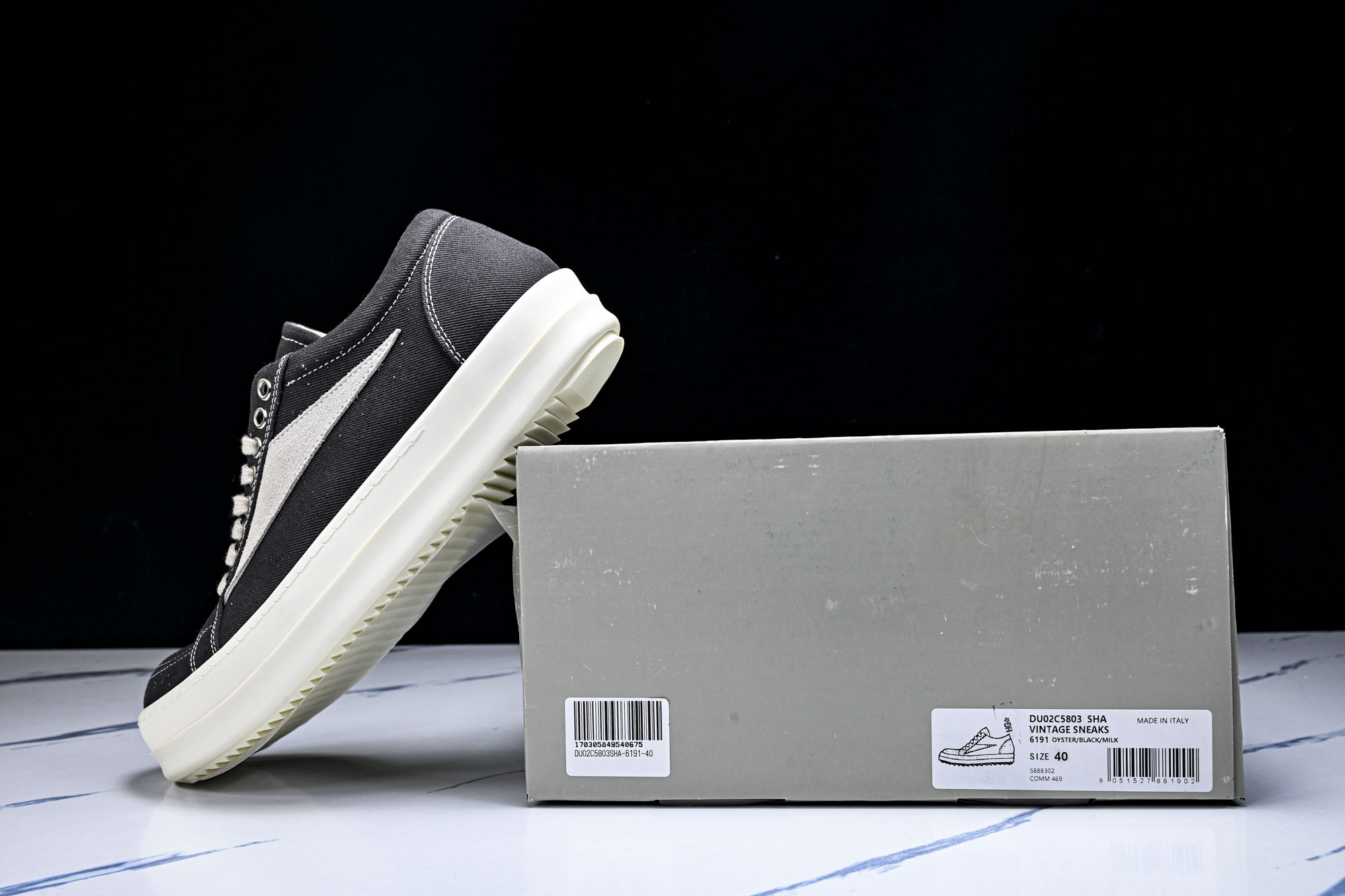 纯原莞产 RICK OWENS DRKSHDW VINTAGE SNEAKS 新款男女士运动鞋 DUO2