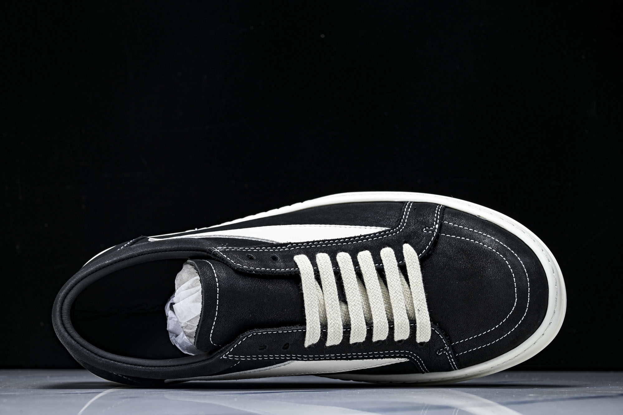 纯原莞产 RICK OWENS DRKSHDW VINTAGE SNEAKS 新款男女士运动鞋 油蜡做旧