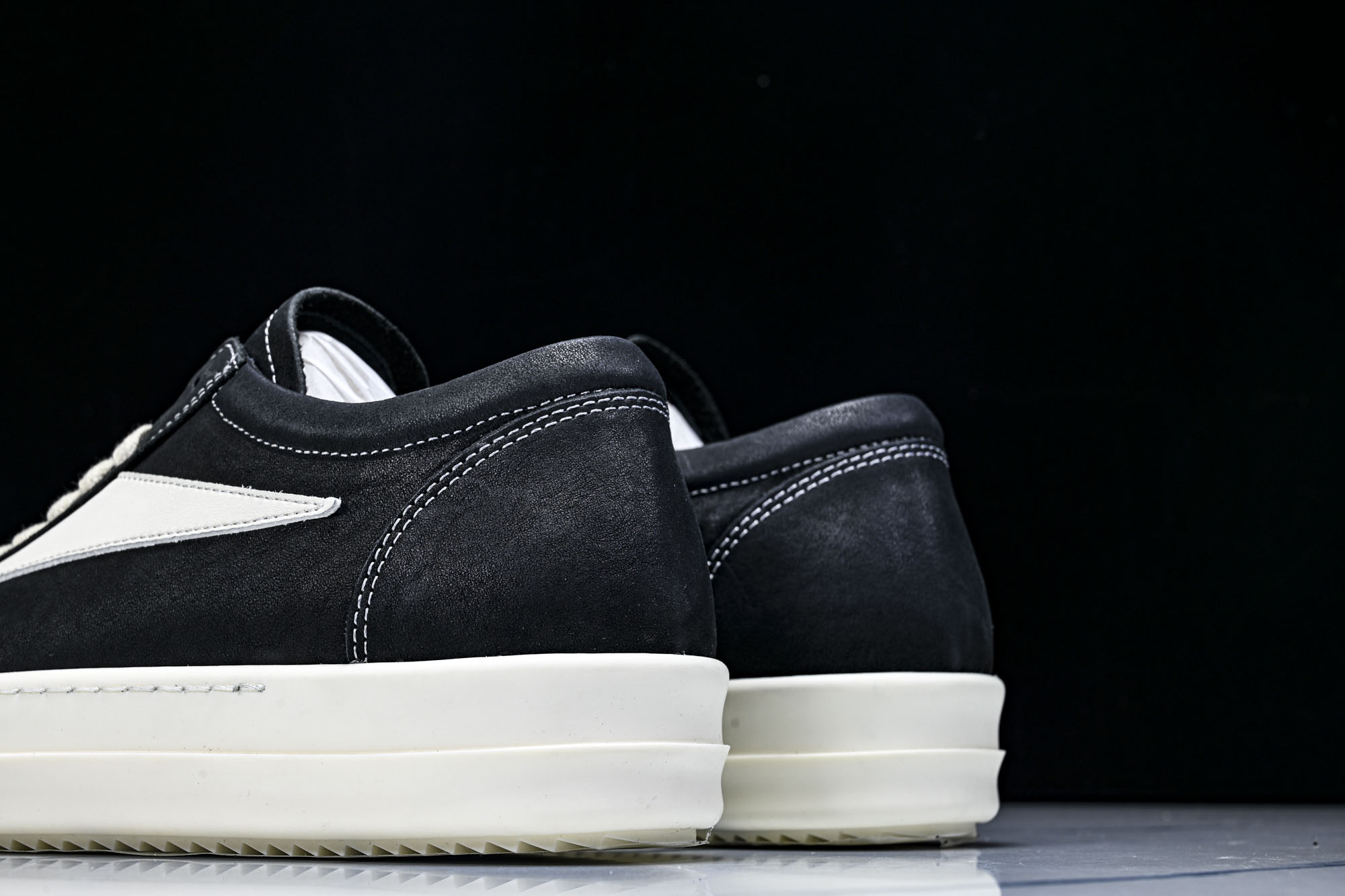纯原莞产 RICK OWENS DRKSHDW VINTAGE SNEAKS 新款男女士运动鞋 油蜡做旧