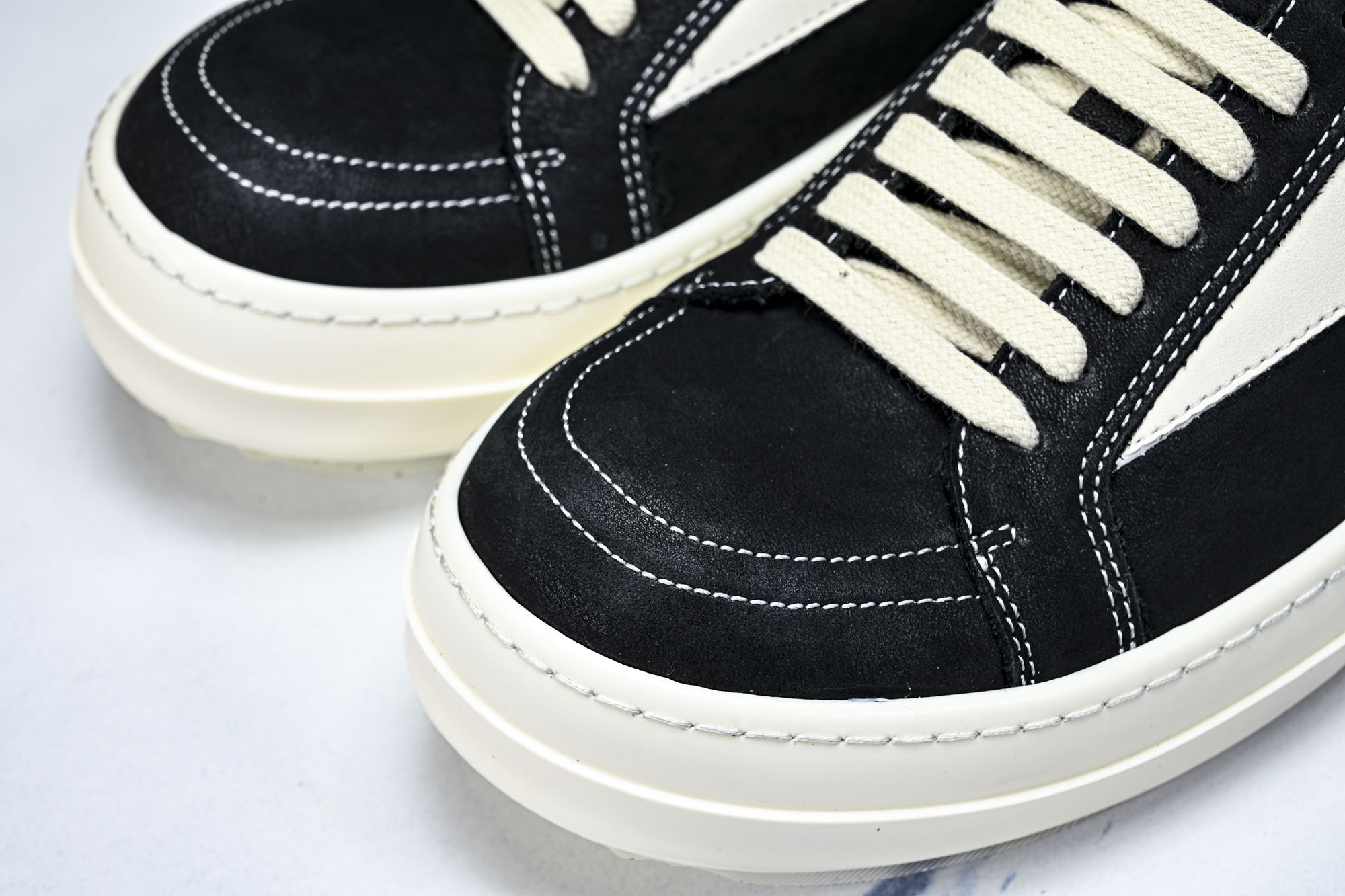 纯原莞产 RICK OWENS DRKSHDW VINTAGE SNEAKS 新款男女士运动鞋 油蜡做旧