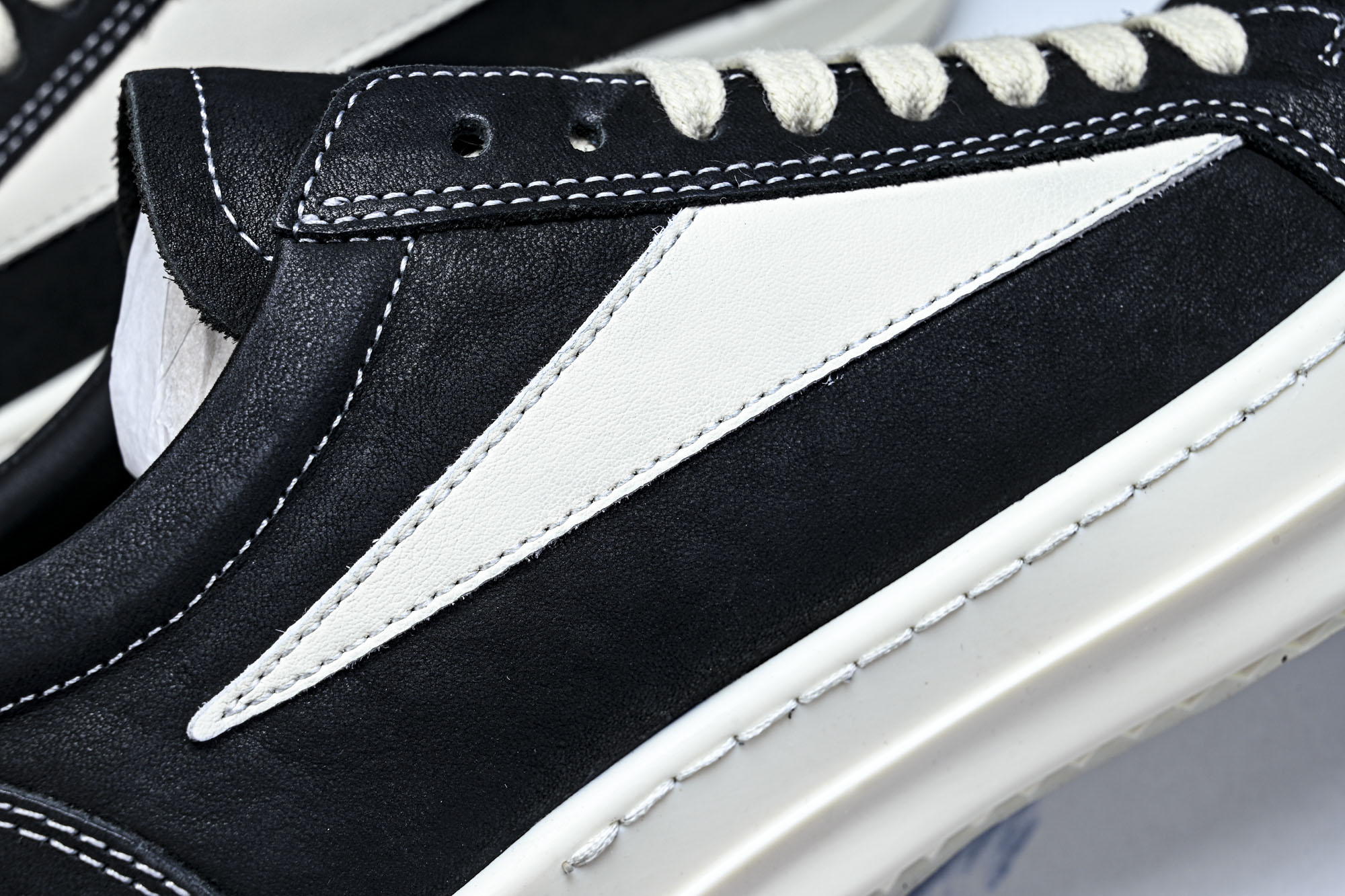 纯原莞产 RICK OWENS DRKSHDW VINTAGE SNEAKS 新款男女士运动鞋 油蜡做旧