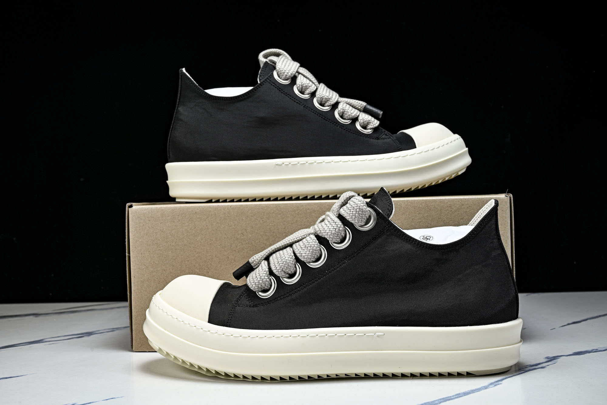 纯原莞产 RICK OWENS DRKSHDW VINTAGE SNEAKS 新款男女士运动鞋DU02E