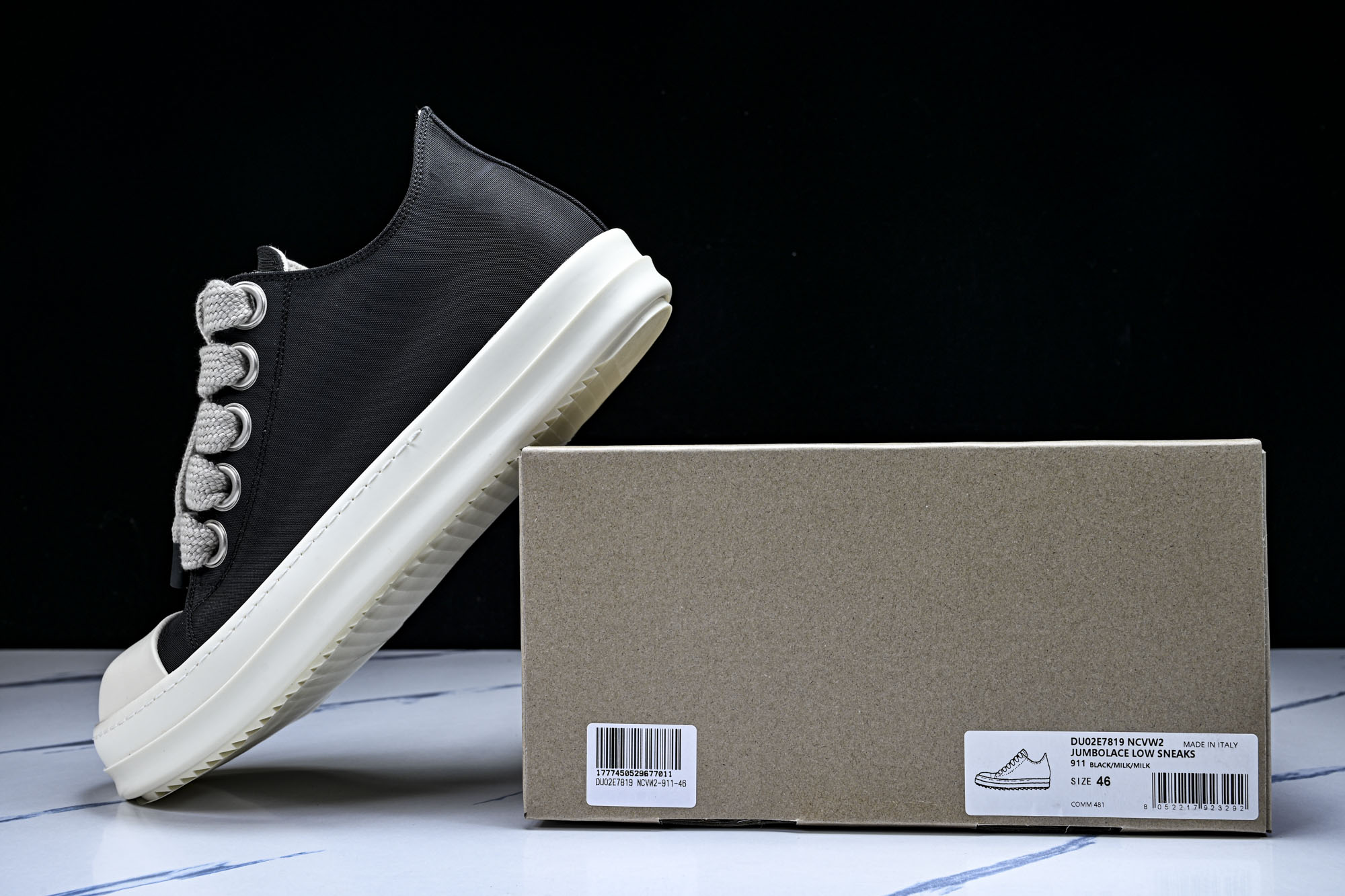 纯原莞产 RICK OWENS DRKSHDW VINTAGE SNEAKS 新款男女士运动鞋DU02E