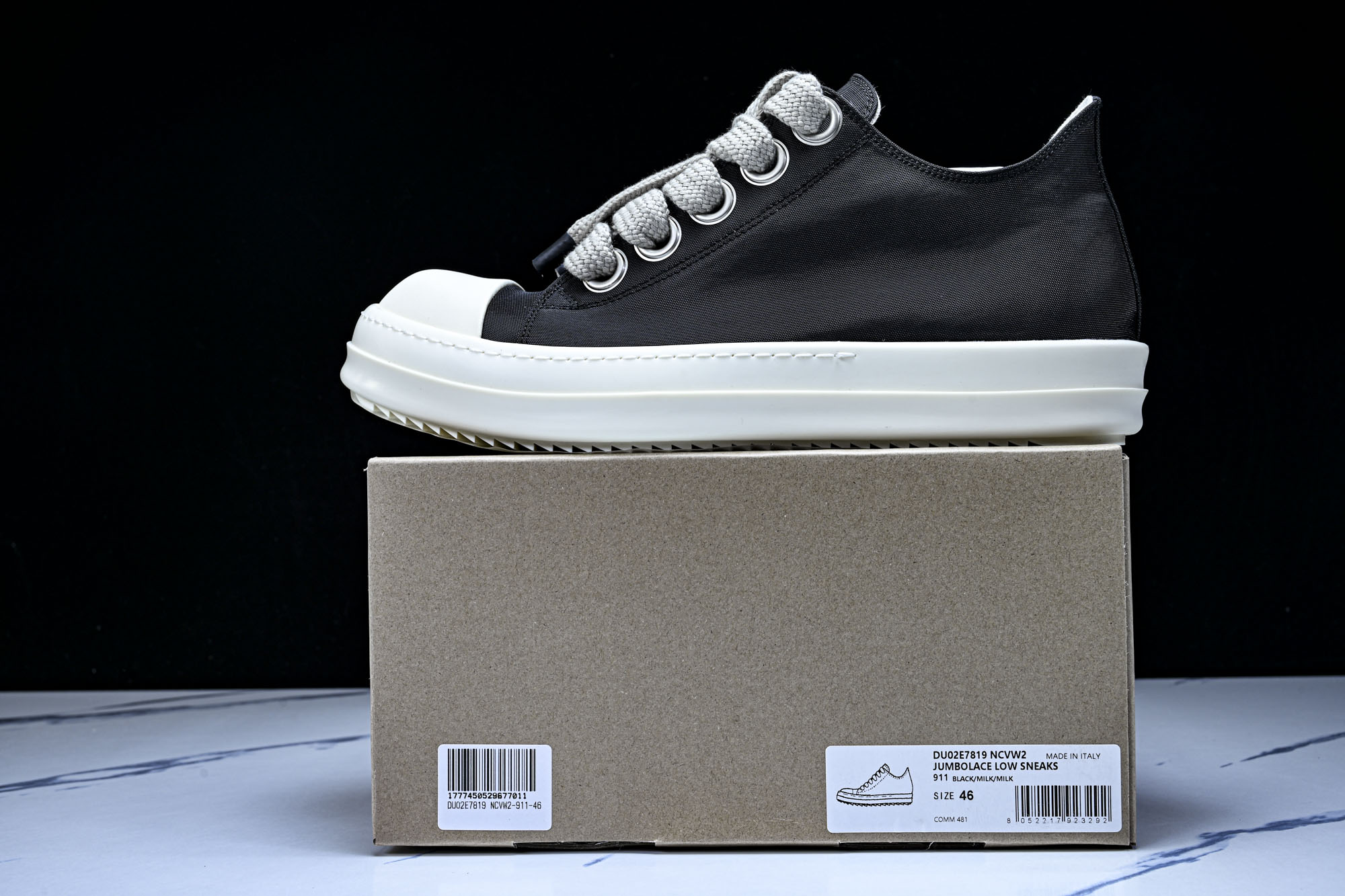 纯原莞产 RICK OWENS DRKSHDW VINTAGE SNEAKS 新款男女士运动鞋DU02E