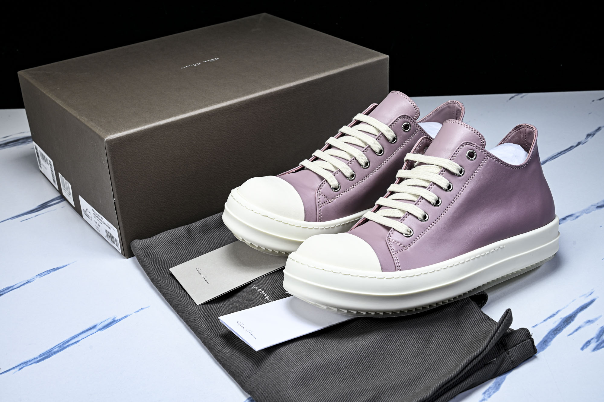 纯原莞产 RICK OWENS DRKSHDW VINTAGE SNEAKS 新款男女士运动鞋RPO1D