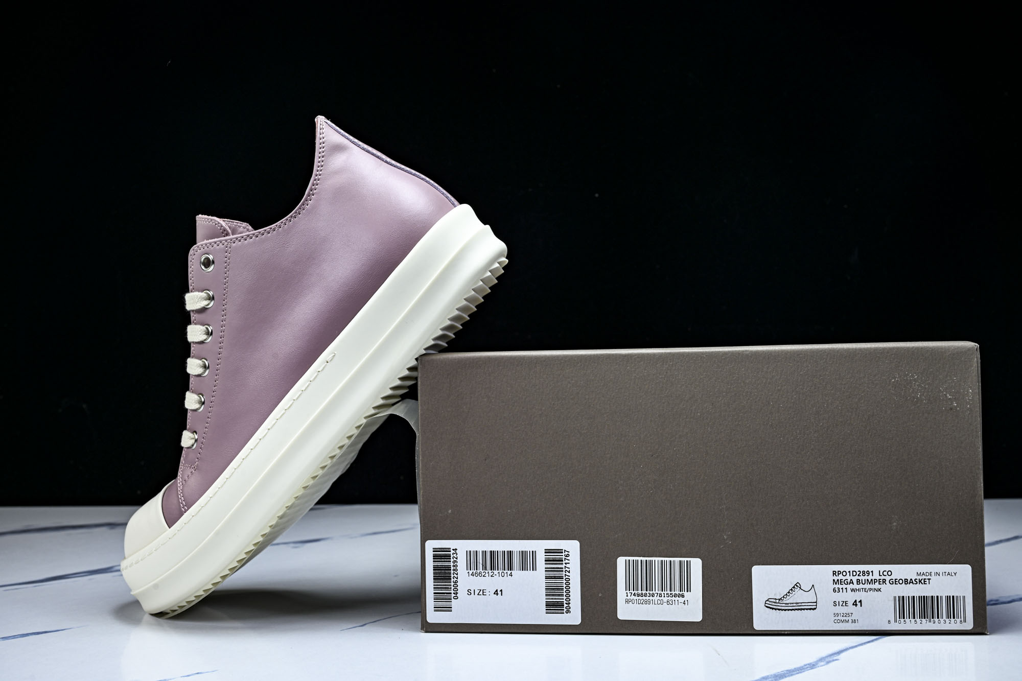 纯原莞产 RICK OWENS DRKSHDW VINTAGE SNEAKS 新款男女士运动鞋RPO1D