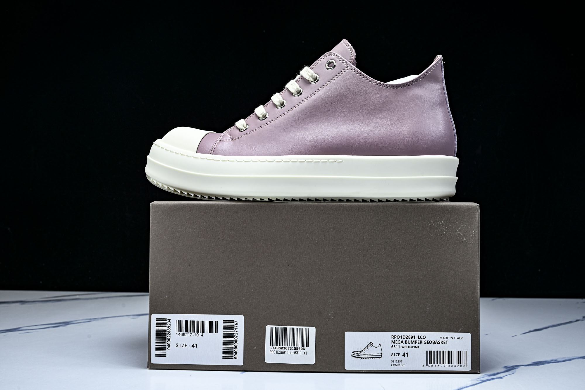 纯原莞产 RICK OWENS DRKSHDW VINTAGE SNEAKS 新款男女士运动鞋RPO1D