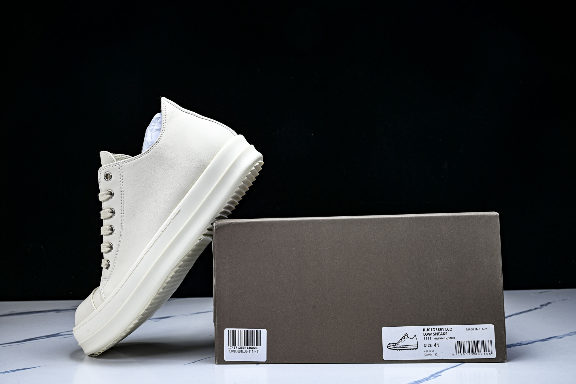 纯原莞产 RICK OWENS DRKSHDW VINTAGE SNEAKS 新款男女士运动鞋RU01D