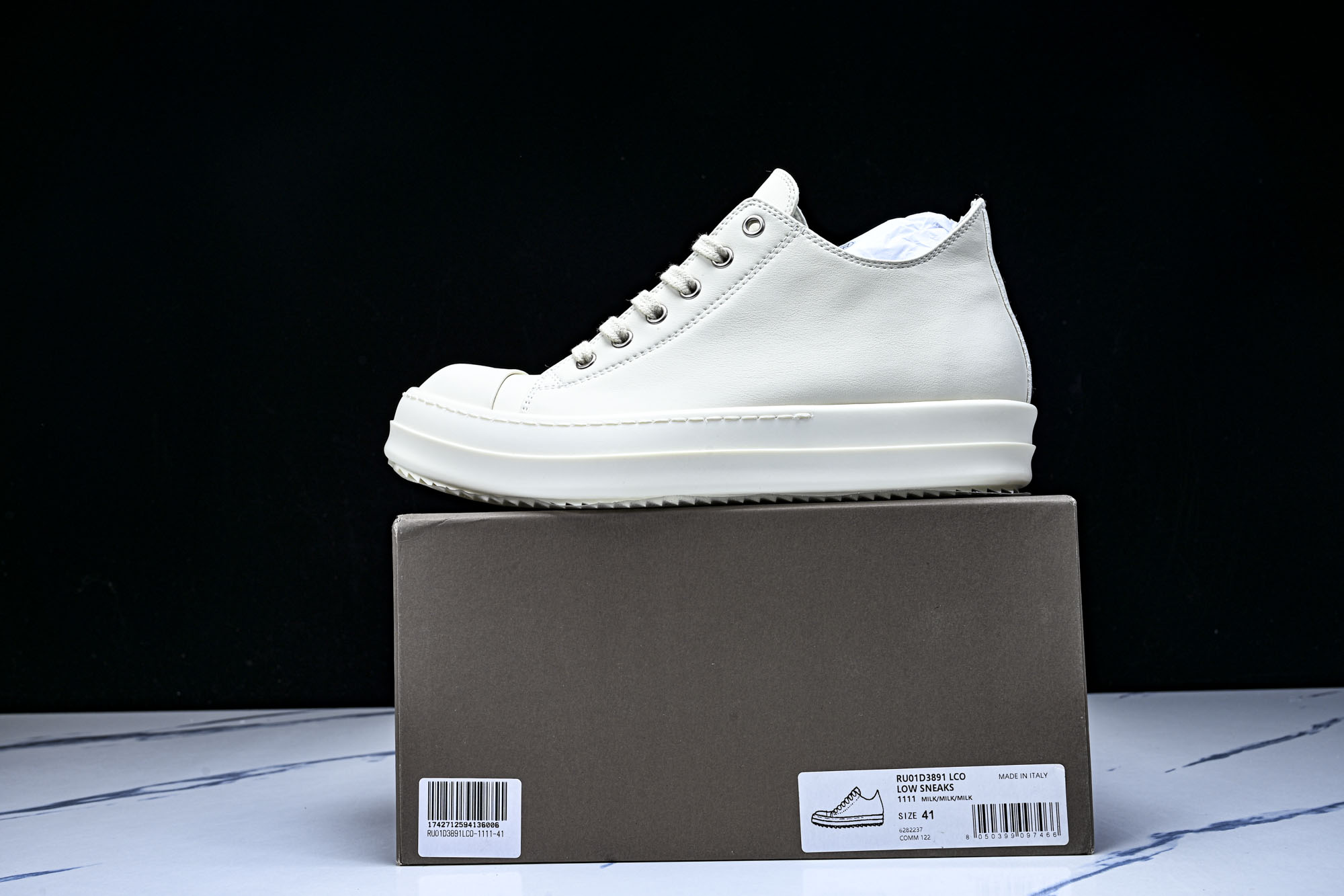 纯原莞产 RICK OWENS DRKSHDW VINTAGE SNEAKS 新款男女士运动鞋RU01D