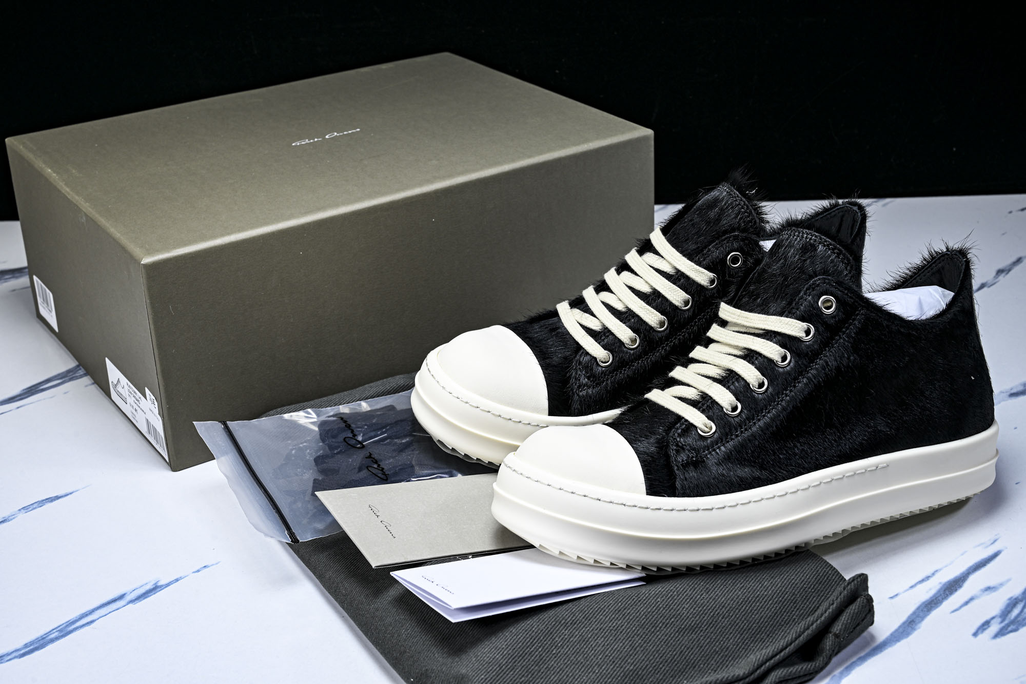 纯原莞产 RICK OWENS DRKSHDW VINTAGE SNEAKS 新款男女士运动鞋RU01D