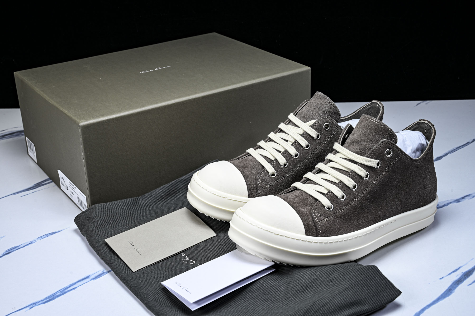 纯原莞产 RICK OWENS DRKSHDW VINTAGE SNEAKS 新款男女士运动鞋RU02B