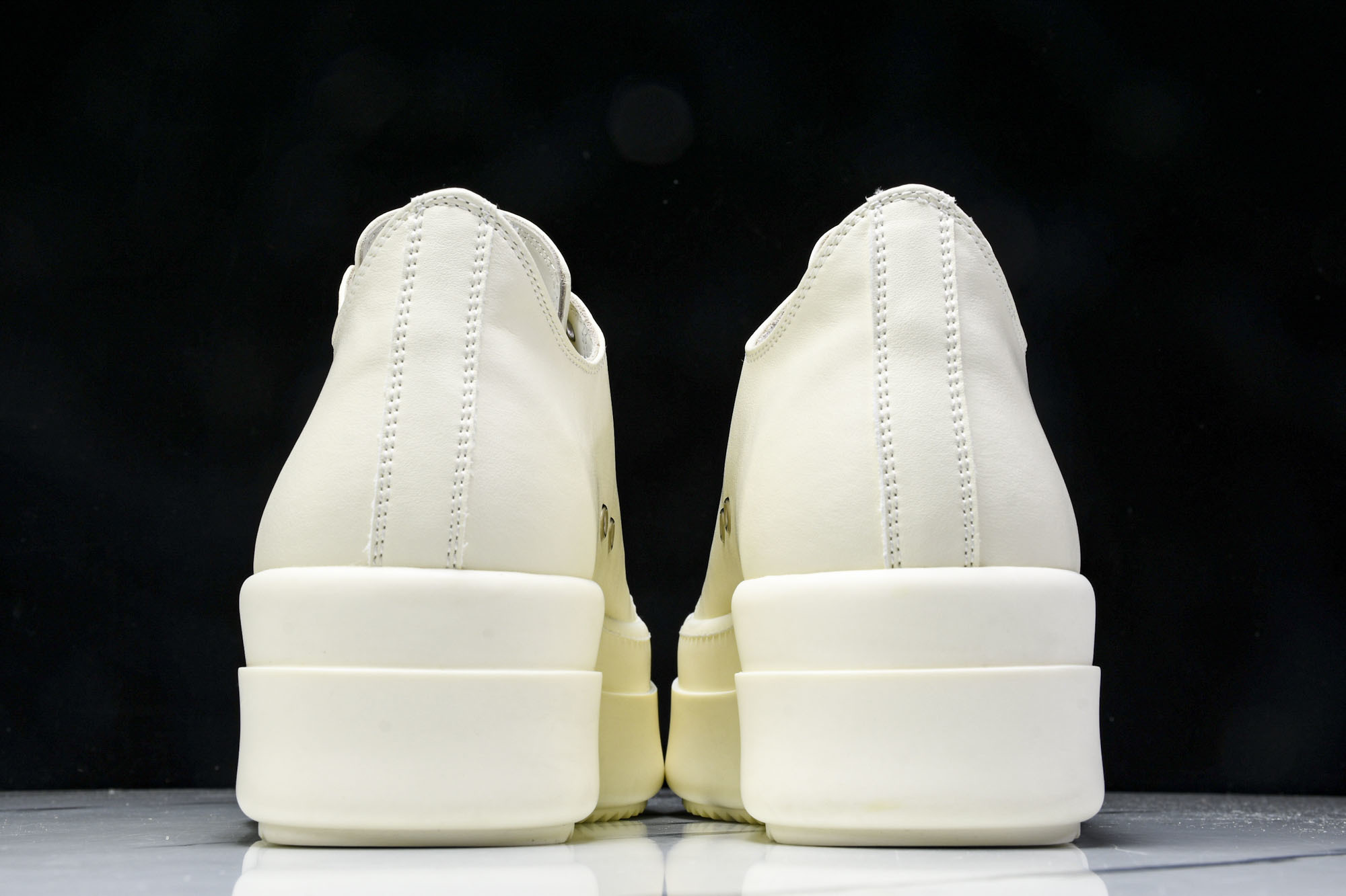 纯原莞产 Rick Owens DRKSHDW 厚底 奶白色 DS01D1832NDK-2111#YZ0