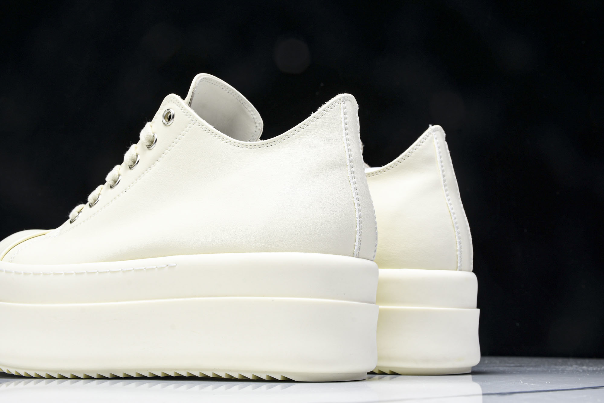 纯原莞产 Rick Owens DRKSHDW 厚底 奶白色 DS01D1832NDK-2111#YZ0