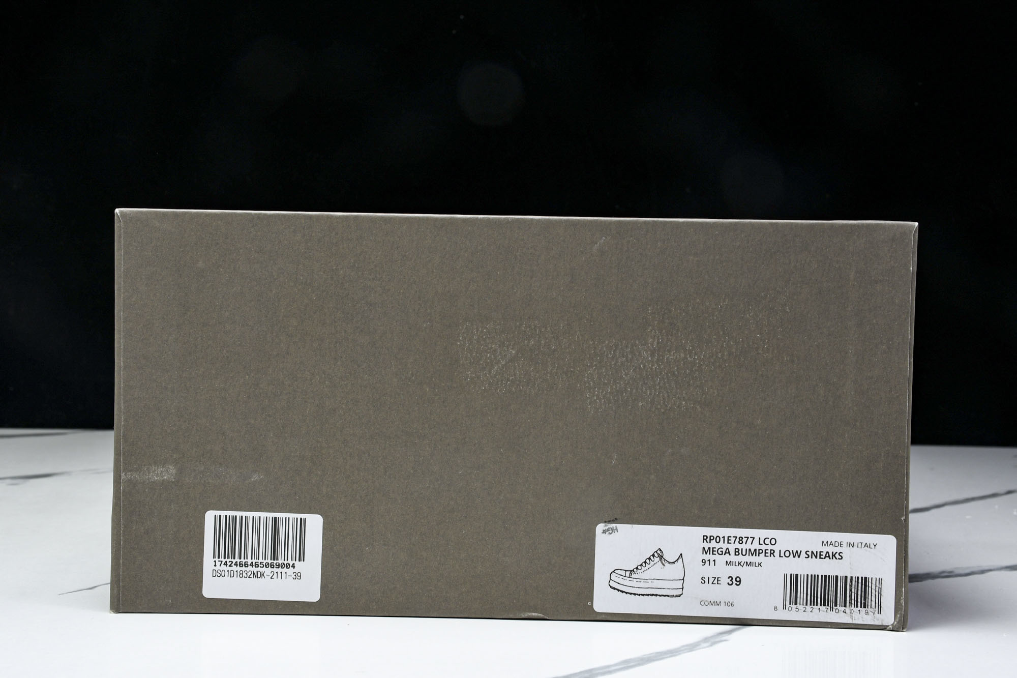 纯原莞产 Rick Owens DRKSHDW 厚底 奶白色 DS01D1832NDK-2111#YZ0