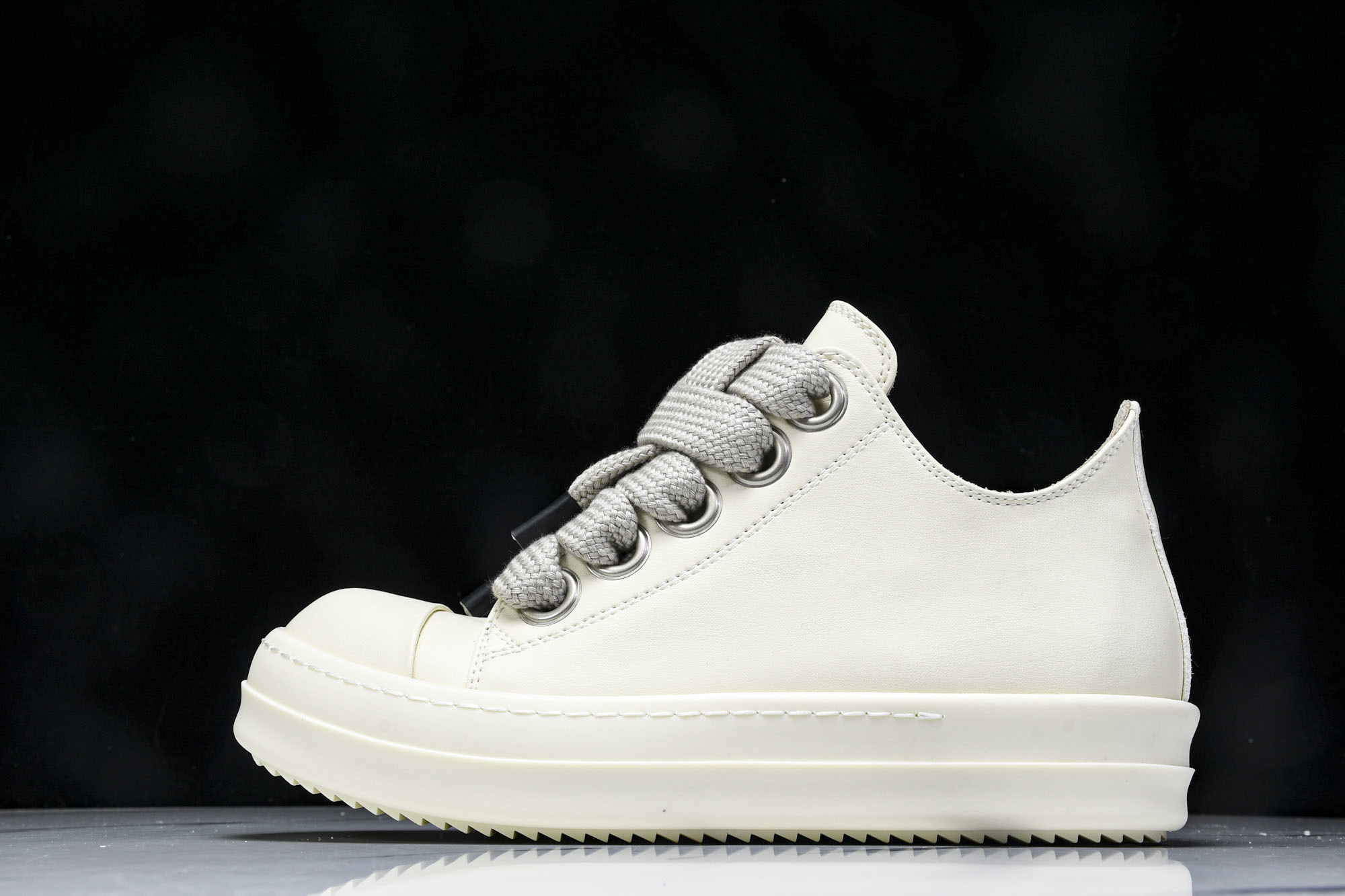 纯原莞产 Rick Owens DRKSHDW 厚底 奶白色 DS01D1832NDK-2111_CM_