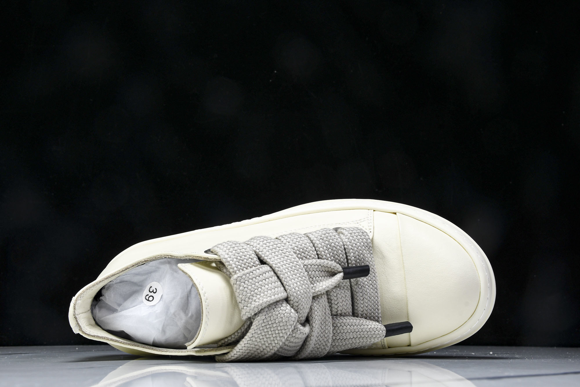 纯原莞产 Rick Owens DRKSHDW 厚底 奶白色 DS01D1832NDK-2111_CM_