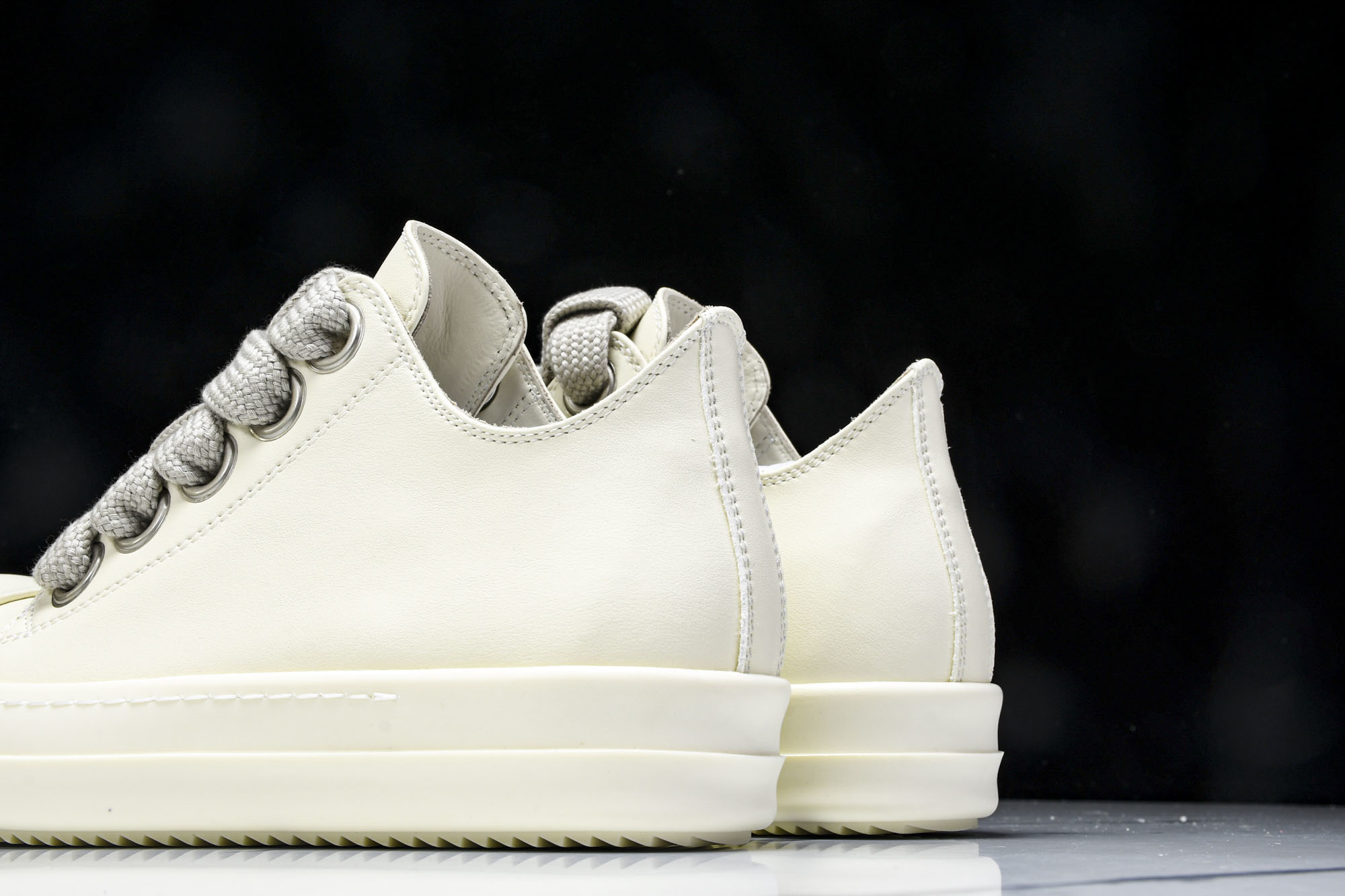 纯原莞产 Rick Owens DRKSHDW 厚底 奶白色 DS01D1832NDK-2111_CM_