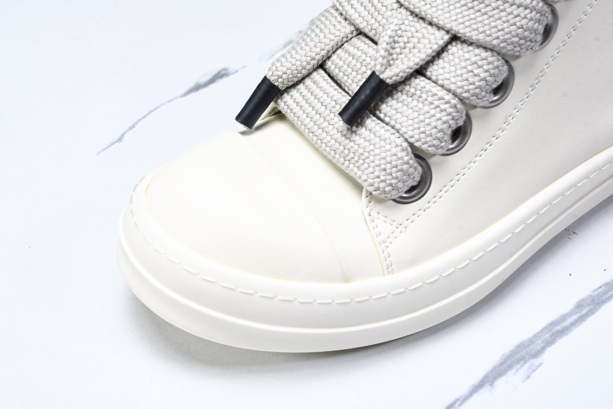 纯原莞产 Rick Owens DRKSHDW 厚底 奶白色 DS01D1832NDK-2111_CM_