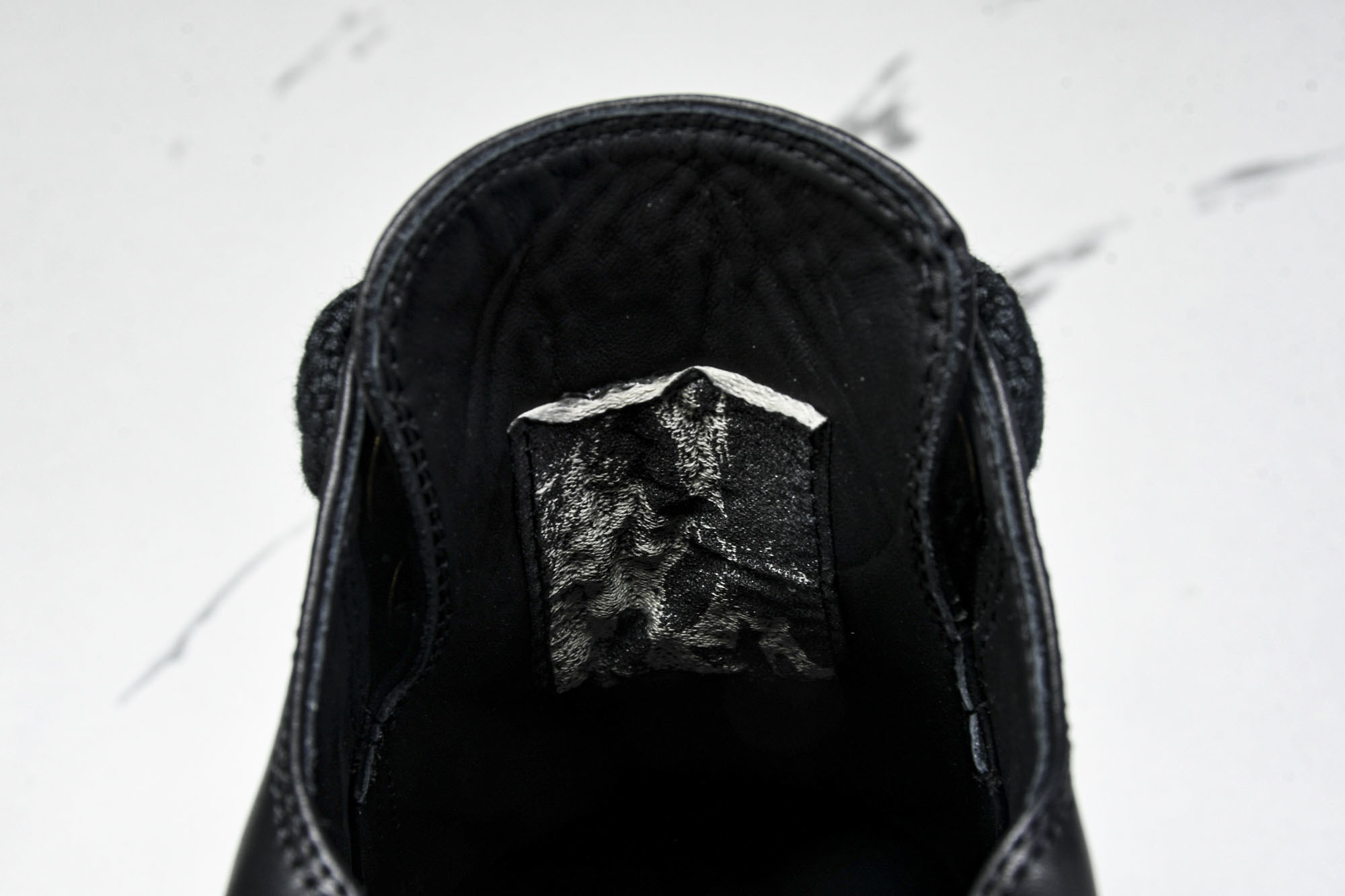 纯原莞产 RICK OWENS RO 黑皮 宽鞋带#YZ021-136 37 38 39 40 41 4