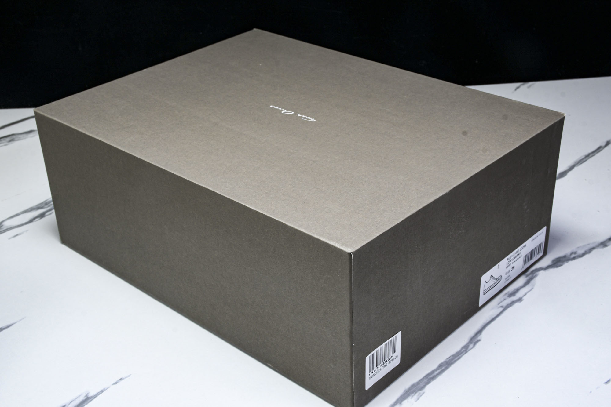 纯原莞产 RICK OWENS RO 黑皮 宽鞋带#YZ021-136 37 38 39 40 41 4