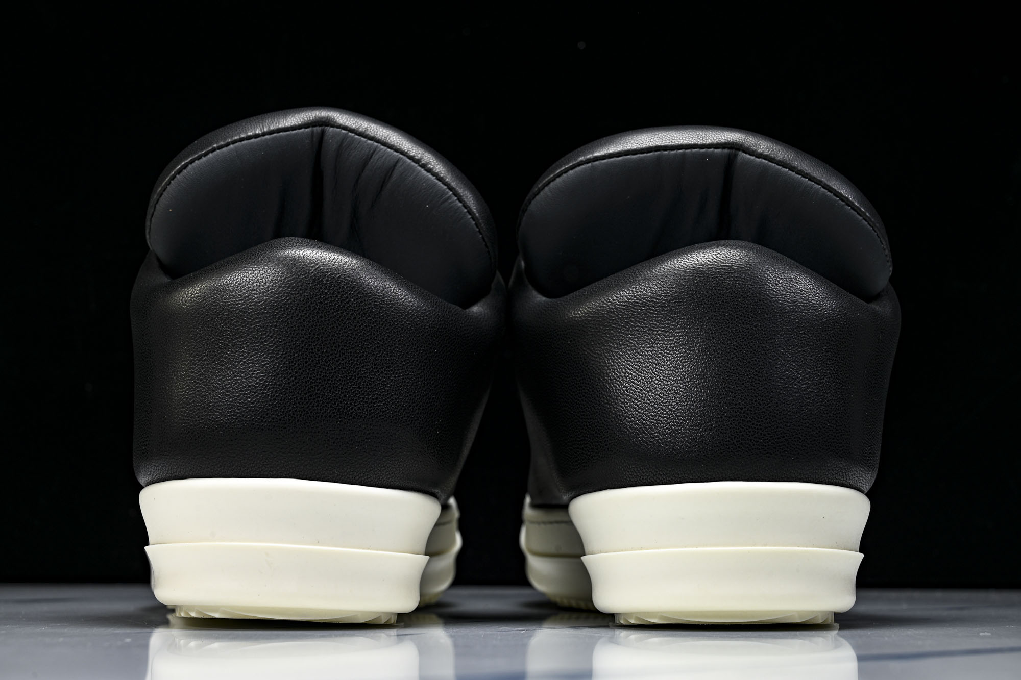 纯原莞产 RICK OWENS 男女士 羊皮面包鞋奶白系带低帮运动鞋RU02C7893 LLPW2#YZ
