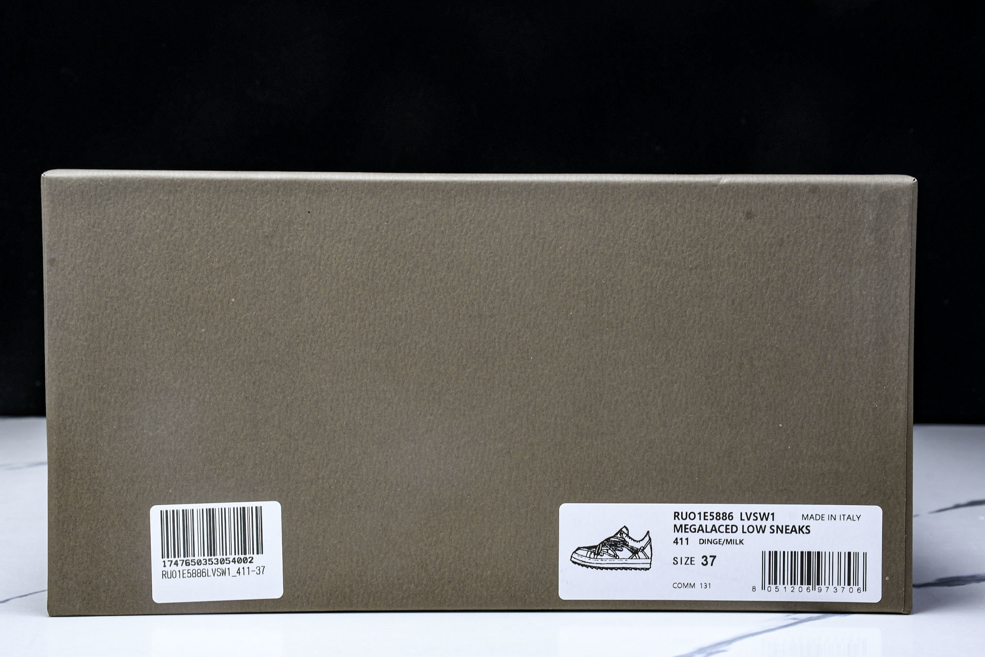 纯原莞产 RICK OWENS RO Megalace 小羊皮 圆头系带 低帮 板鞋  灰色#YZ021