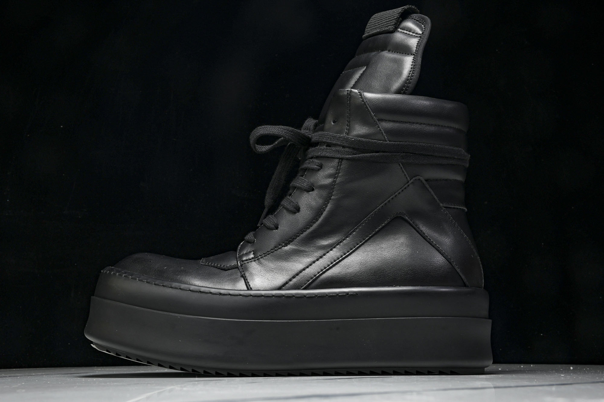 纯原莞产 RICK OWENS RO 厚底 全黑#YZ021-136 37 38 39 40 41 42