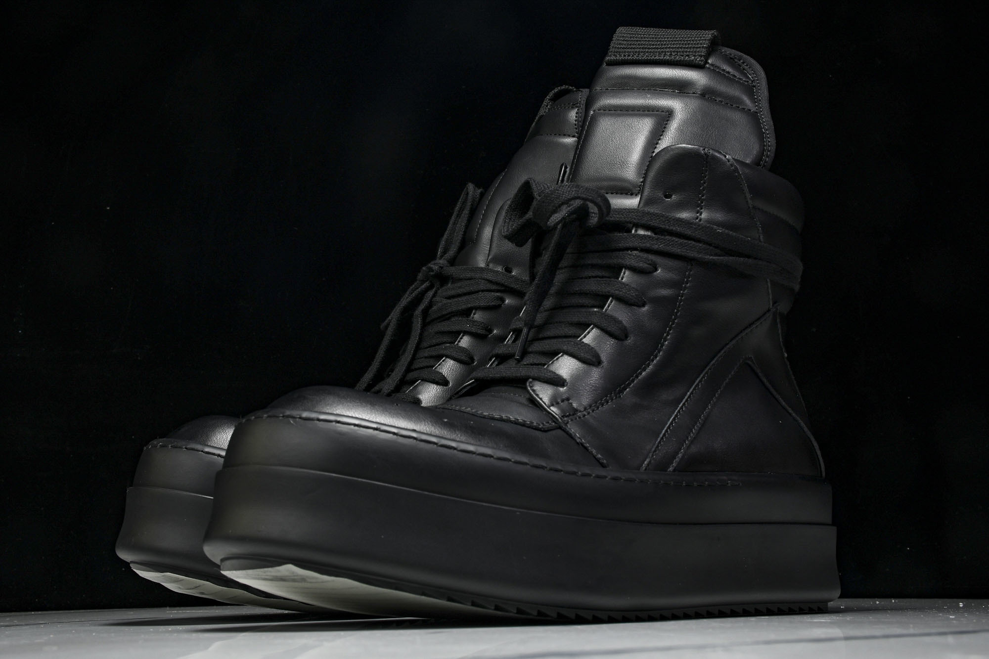 纯原莞产 RICK OWENS RO 厚底 全黑#YZ021-136 37 38 39 40 41 42