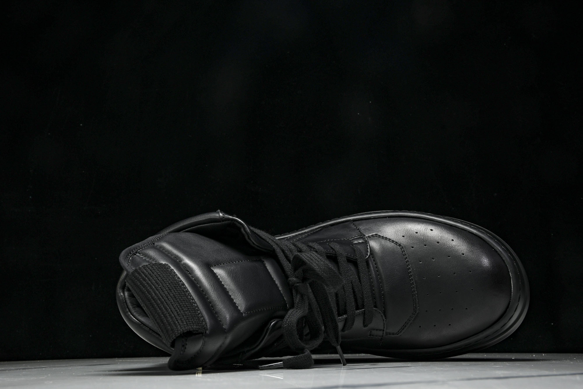 纯原莞产 RICK OWENS RO 厚底 全黑#YZ021-136 37 38 39 40 41 42