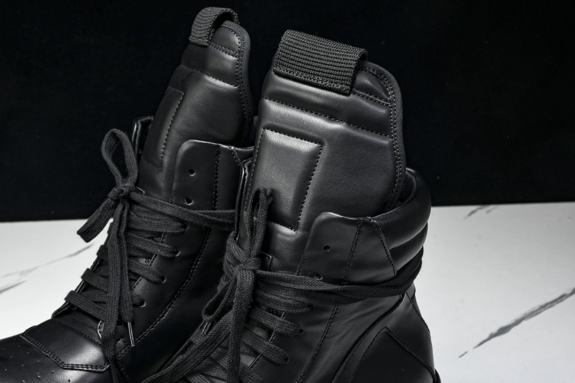 纯原莞产 RICK OWENS RO 厚底 全黑#YZ021-136 37 38 39 40 41 42