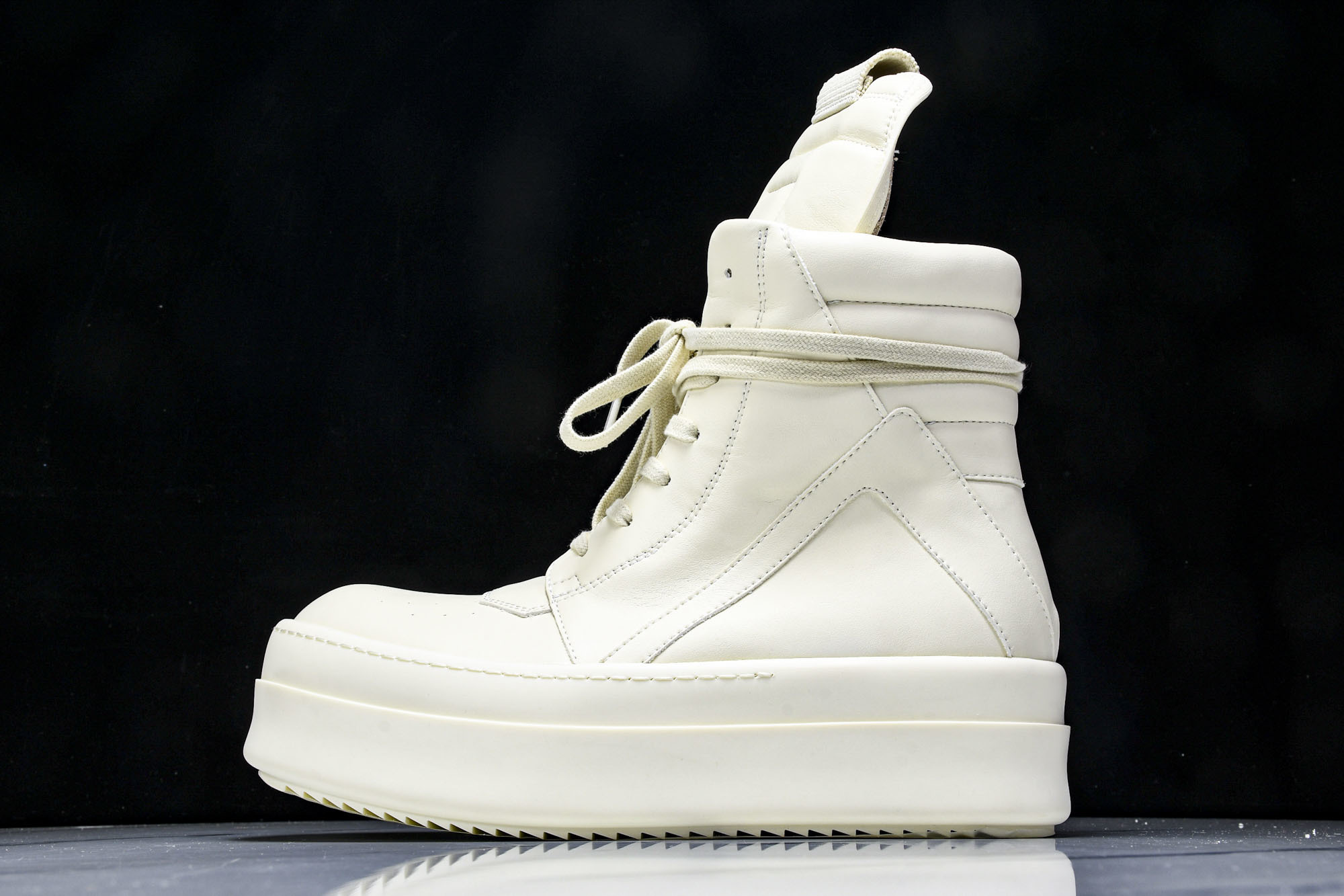 纯原莞产 RICK OWENS RO 厚底 米白色#YZ021-136 37 38 39 40 41 4