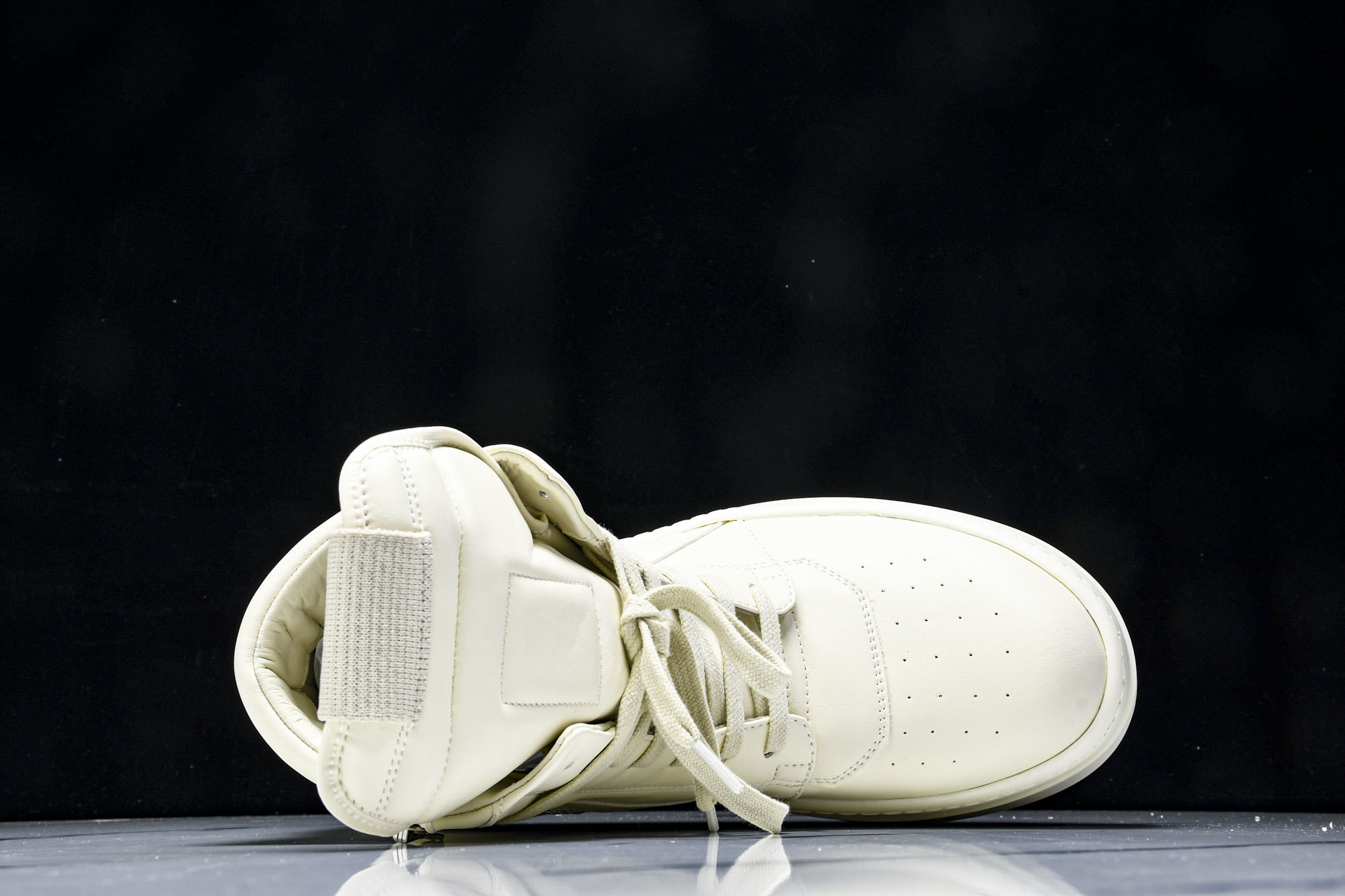 纯原莞产 RICK OWENS RO 厚底 米白色#YZ021-136 37 38 39 40 41 4