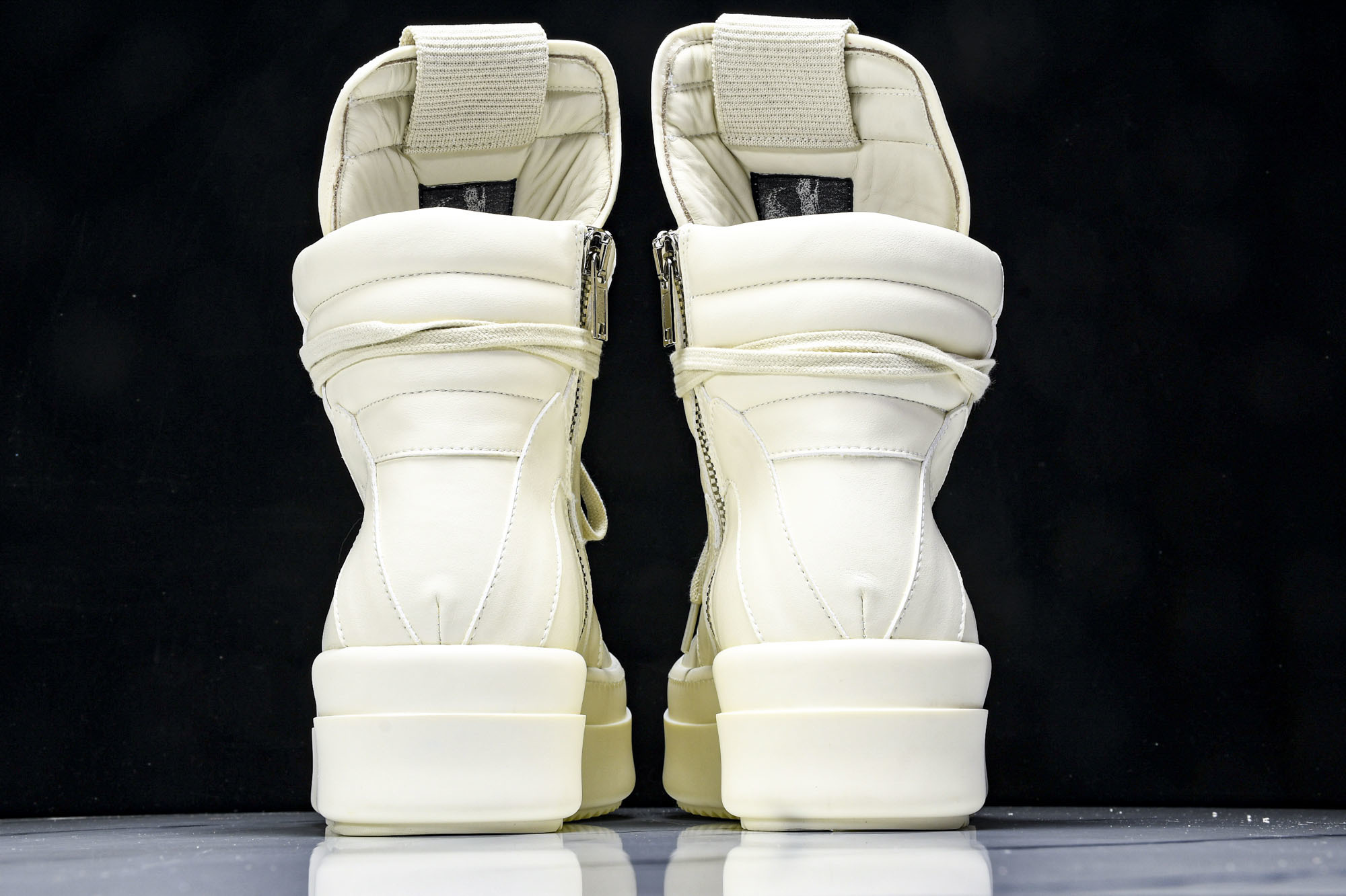 纯原莞产 RICK OWENS RO 厚底 米白色#YZ021-136 37 38 39 40 41 4