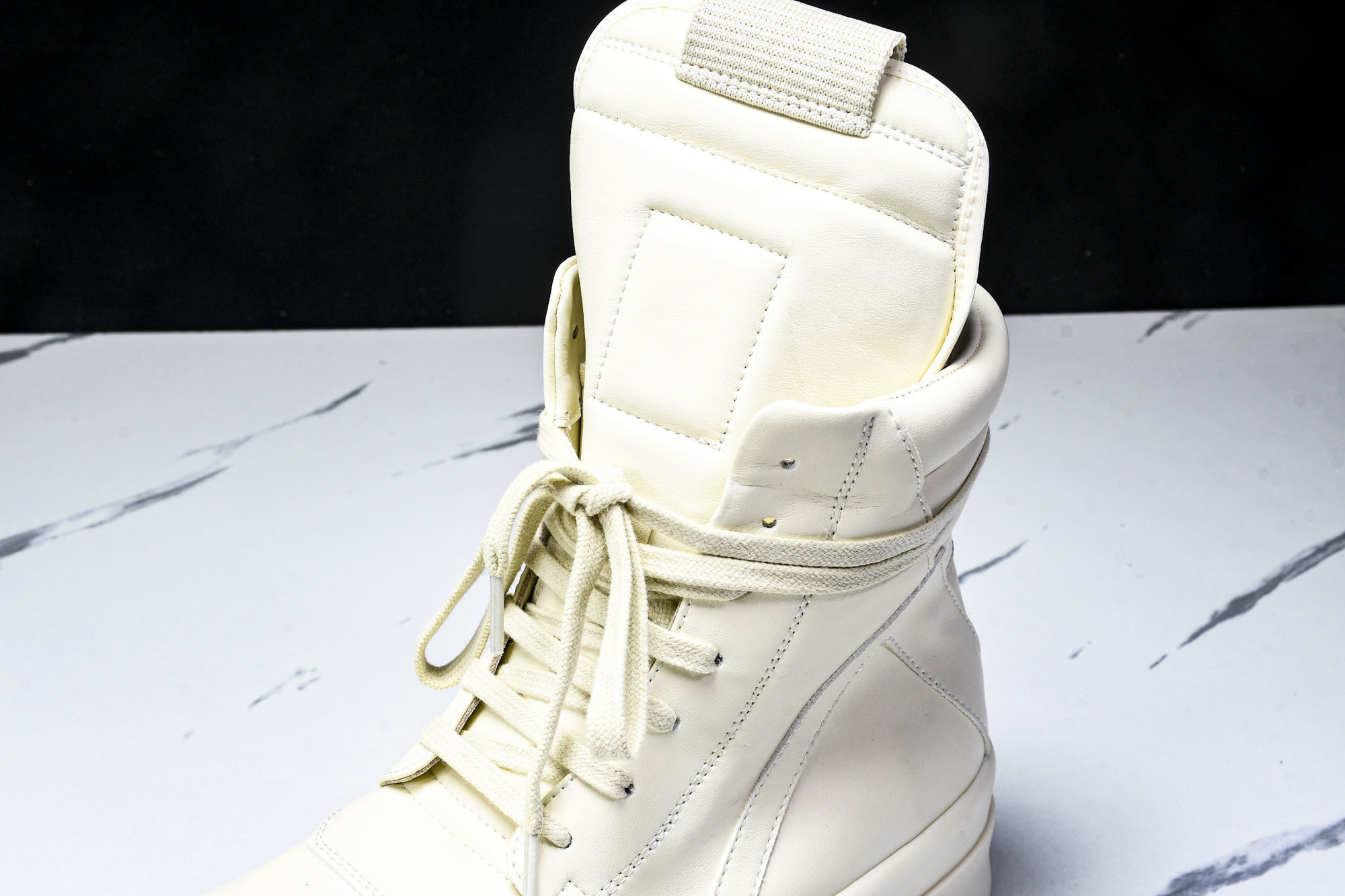 纯原莞产 RICK OWENS RO 厚底 米白色#YZ021-136 37 38 39 40 41 4
