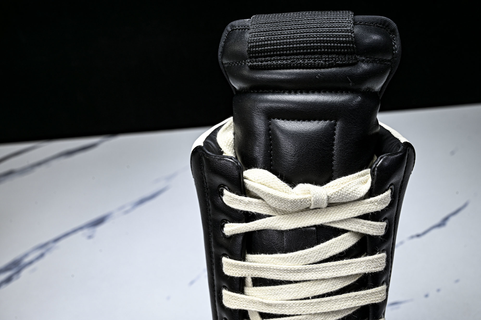 纯原莞产 RICK OWENS RO Geobasket 黑白厚底#YZ021-136 37 38 39