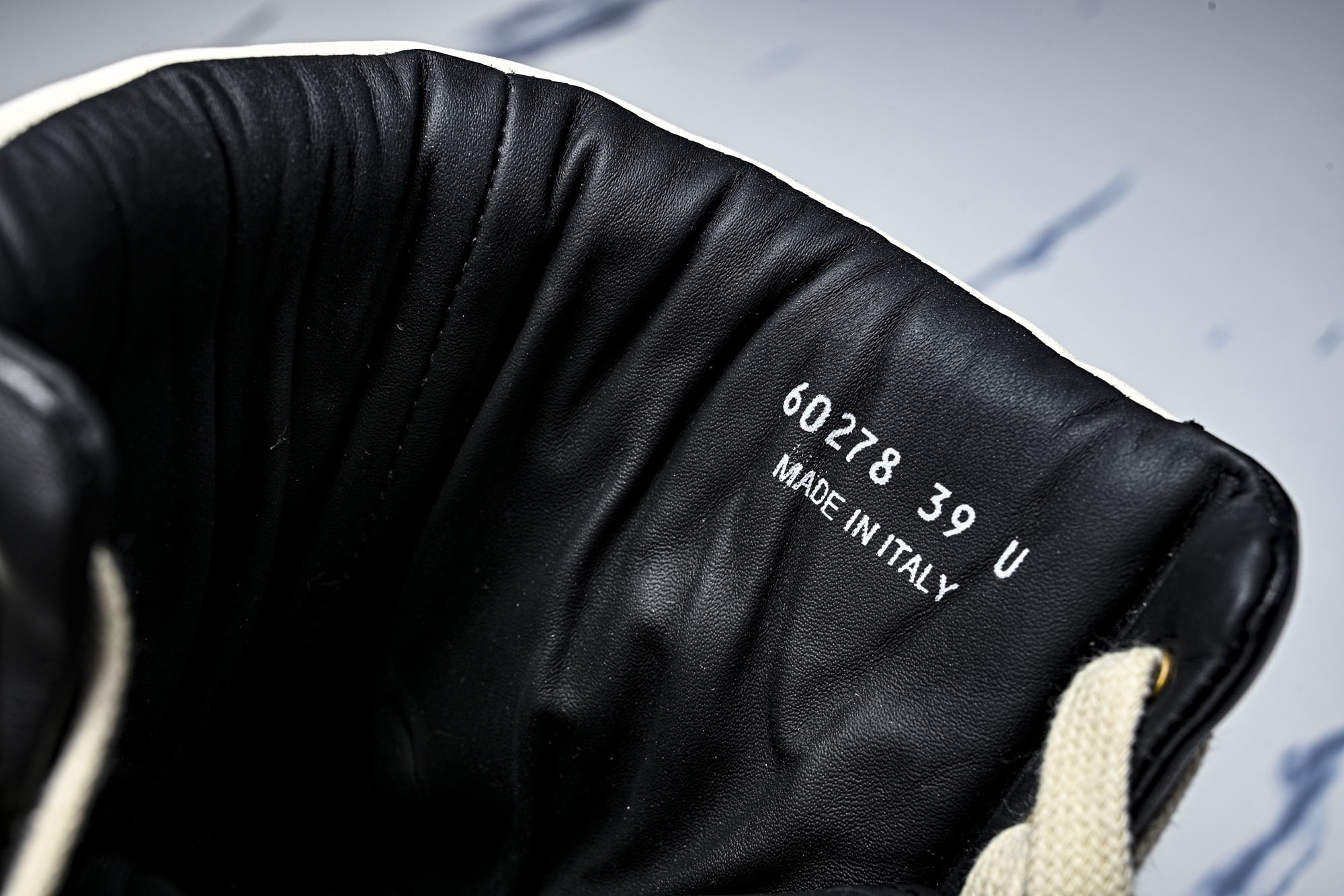 纯原莞产 RICK OWENS RO Geobasket 黑白厚底#YZ021-136 37 38 39