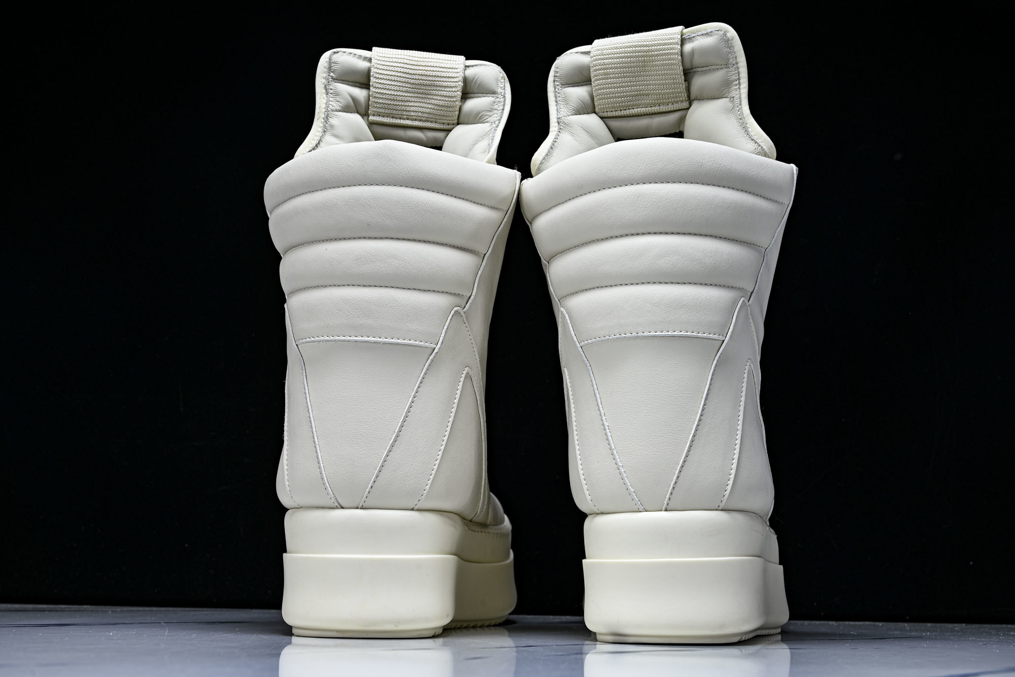 纯原莞产 RICK OWENS RO Mega Geobask 白色厚底#YZ021-136 37 38