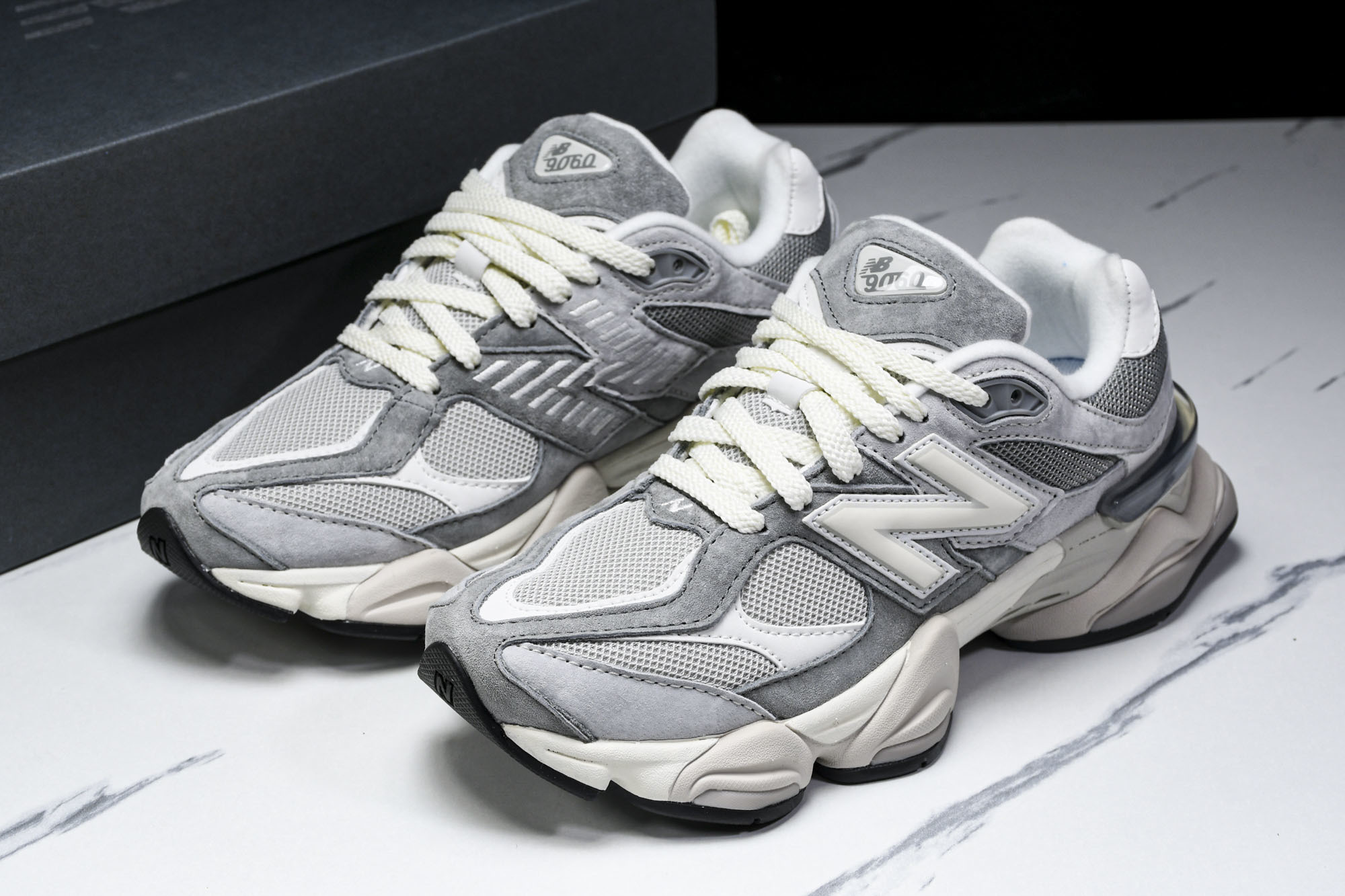 纯原 Joe Freshgoods x New Balance NB9060 复古休闲运动慢跑鞋 元祖灰