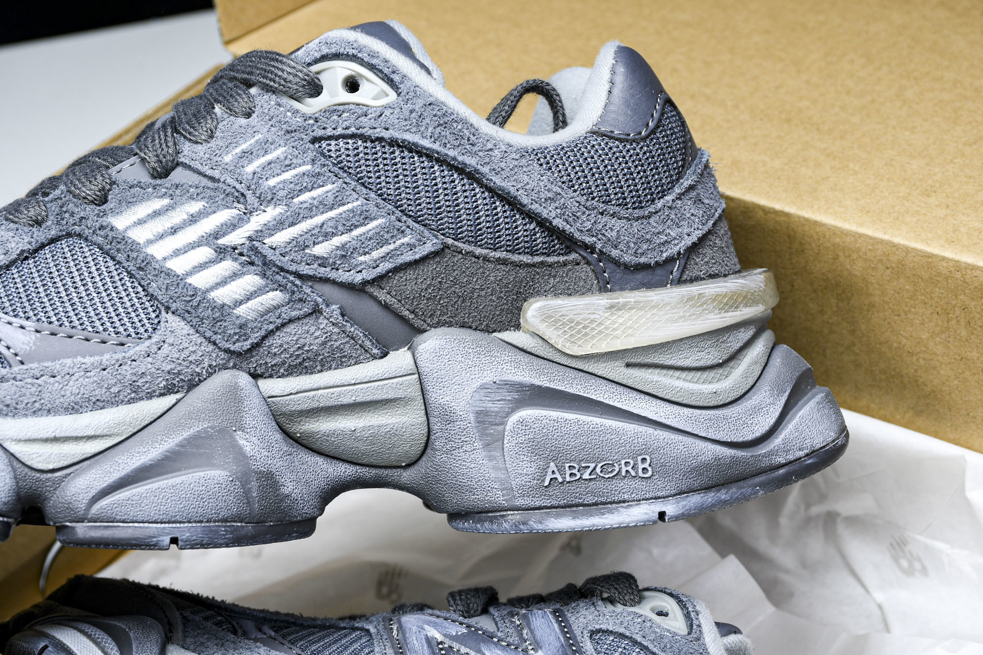 纯原 Joe Freshgoods x New Balance NB9060 复古休闲运动慢跑鞋 旧深灰