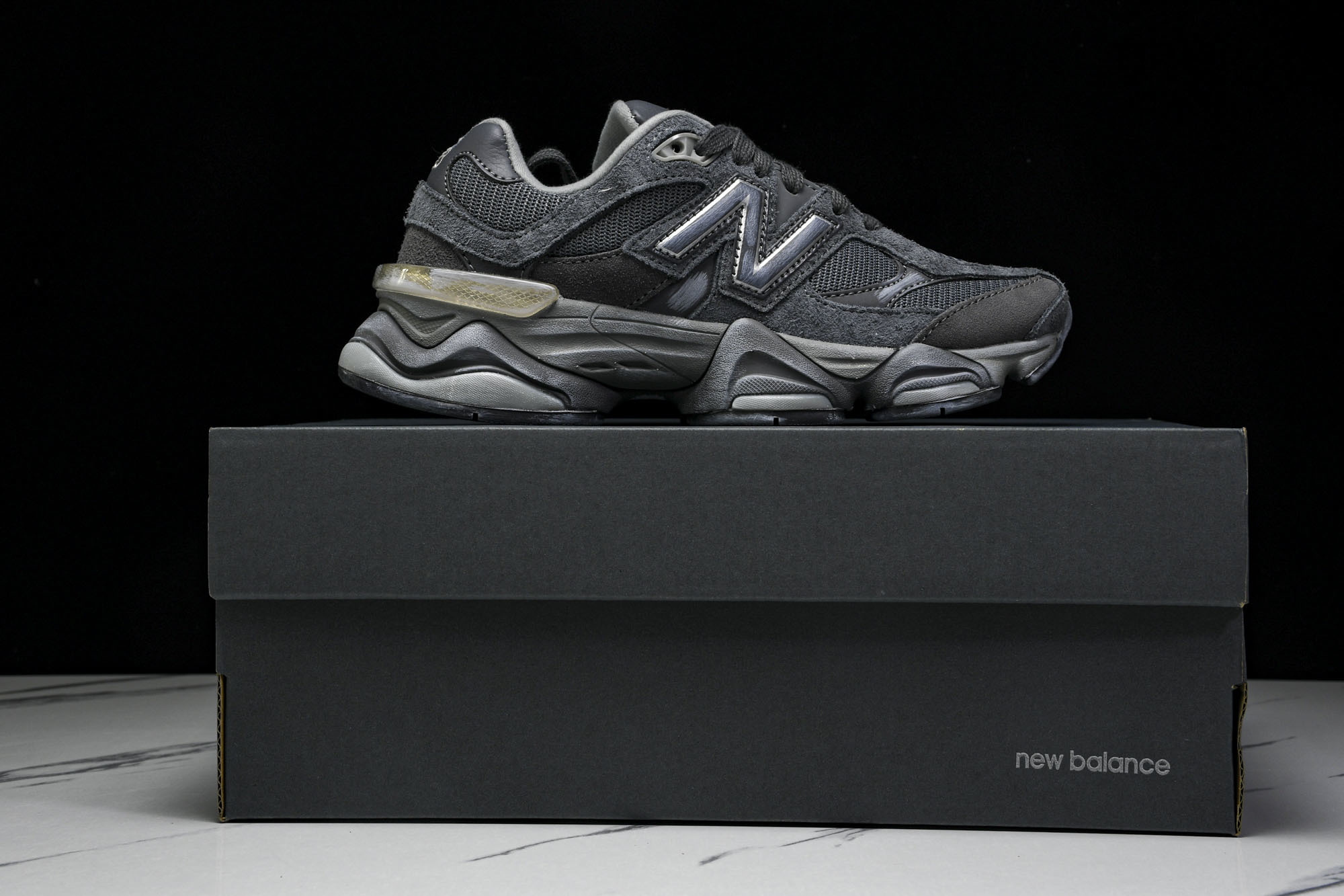纯原 Joe Freshgoods x New Balance NB9060 复古休闲运动慢跑鞋 旧深灰