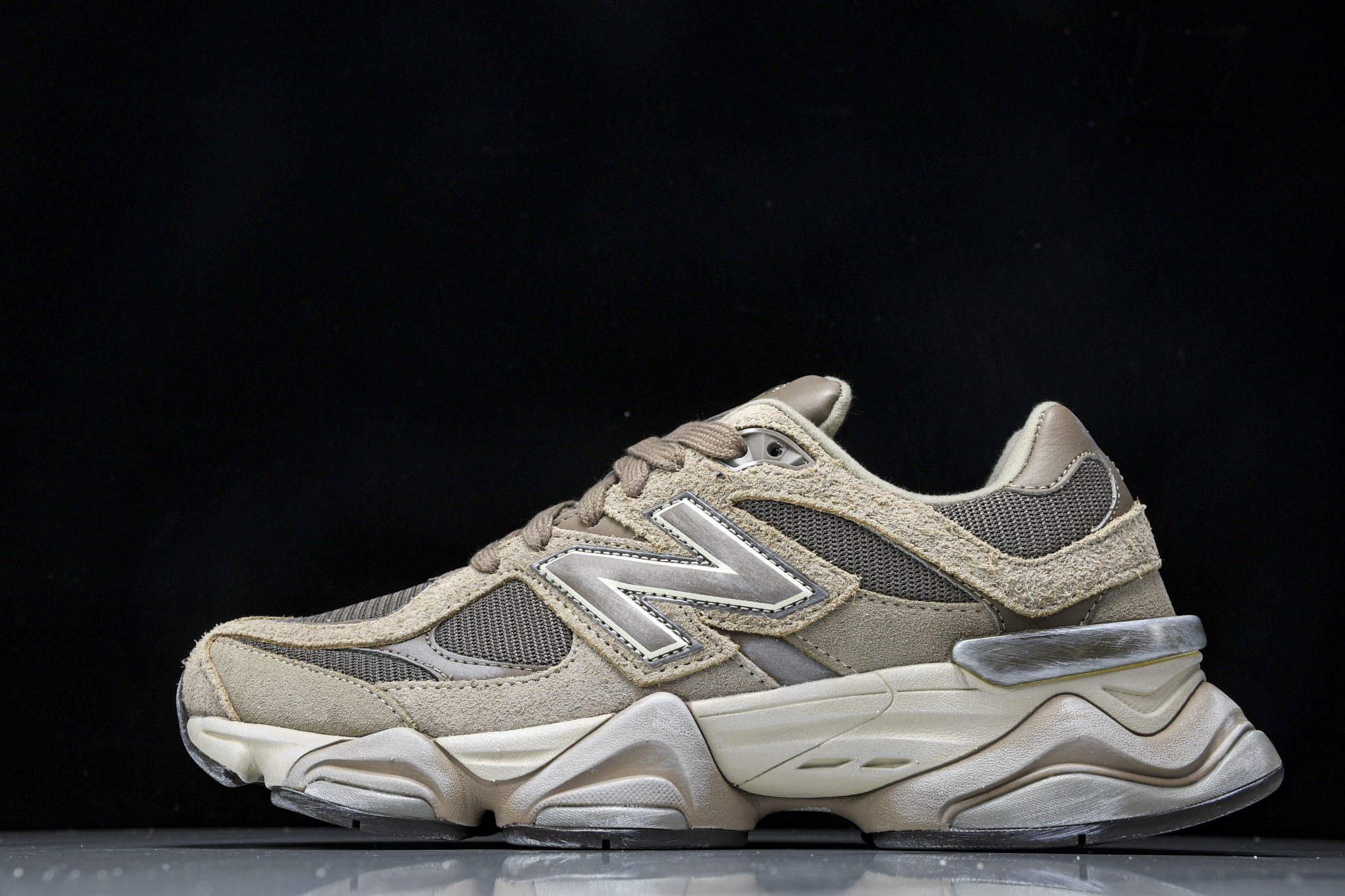 纯原 Joe Freshgoods x New Balance NB9060 复古休闲运动慢跑鞋 旧灰棕