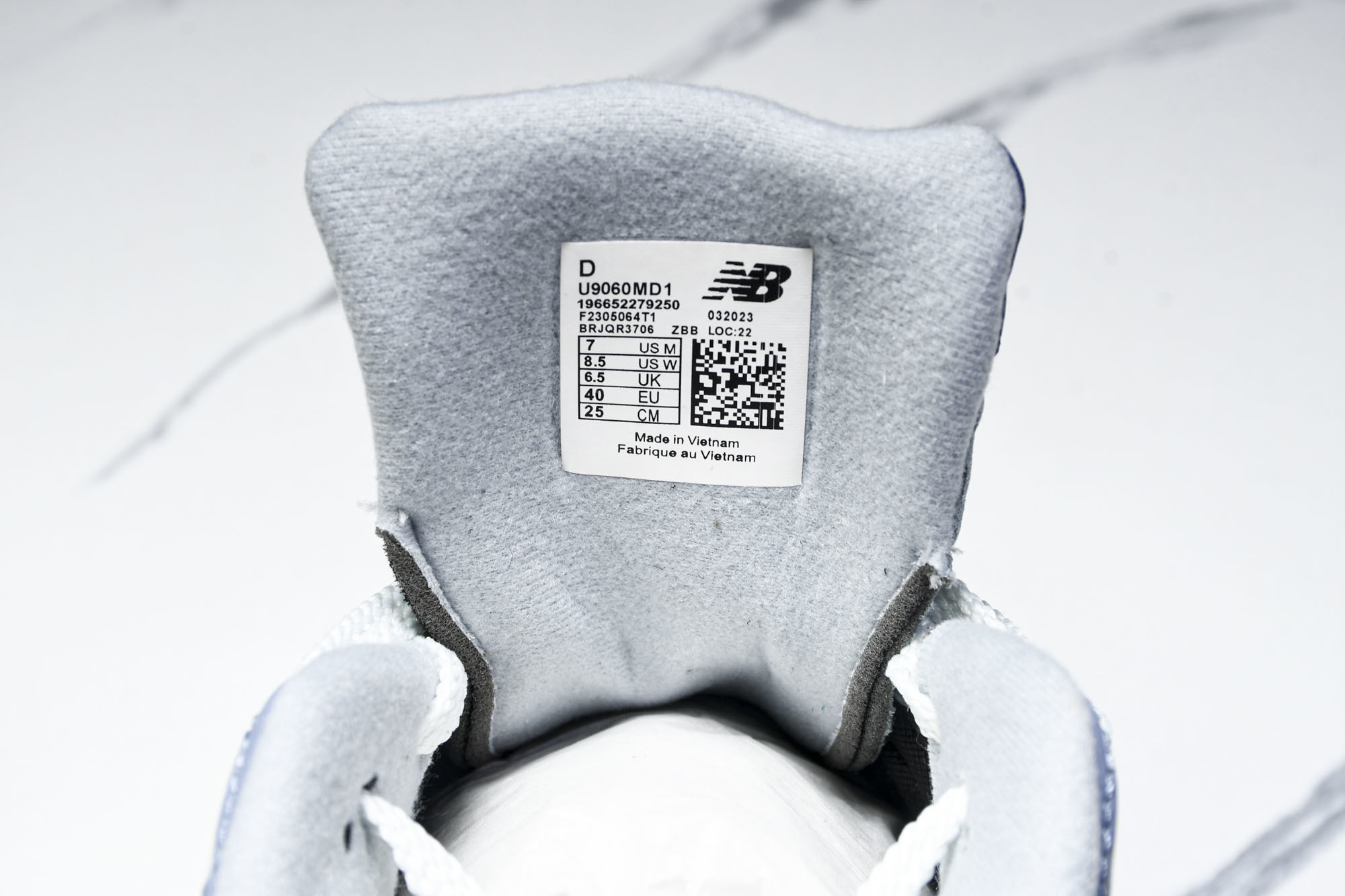 纯原 Joe Freshgoods x New Balance NB9060 复古休闲运动慢跑鞋 旧蓝白