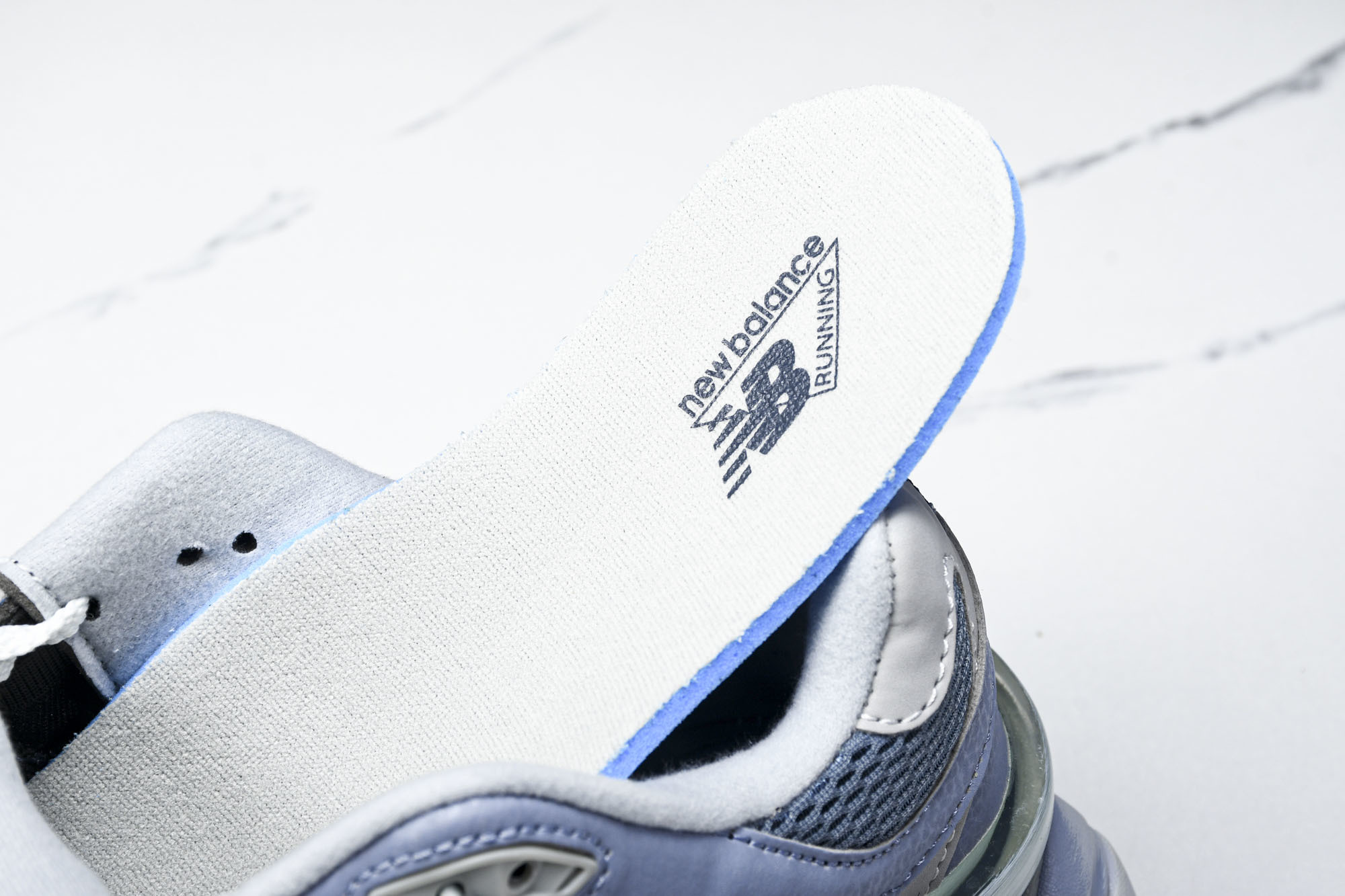 纯原 Joe Freshgoods x New Balance NB9060 复古休闲运动慢跑鞋 旧蓝白