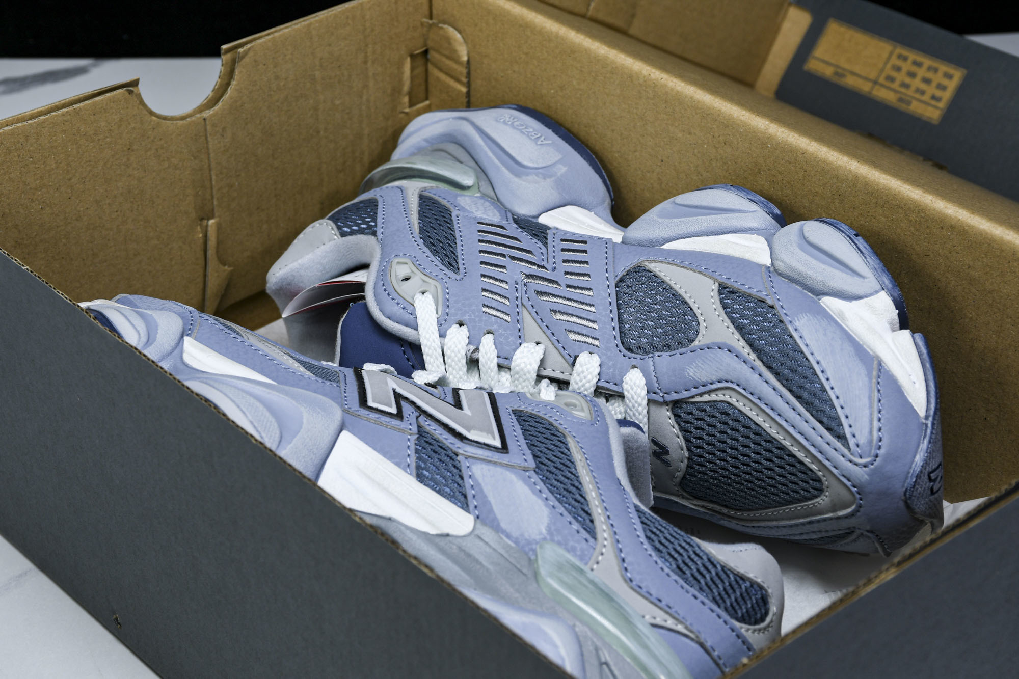 纯原 Joe Freshgoods x New Balance NB9060 复古休闲运动慢跑鞋 旧蓝白