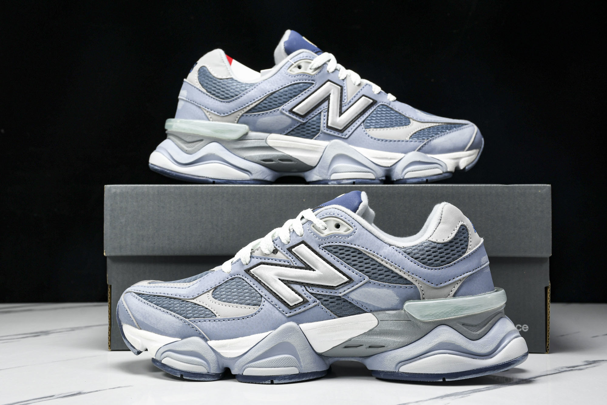 纯原 Joe Freshgoods x New Balance NB9060 复古休闲运动慢跑鞋 旧蓝白
