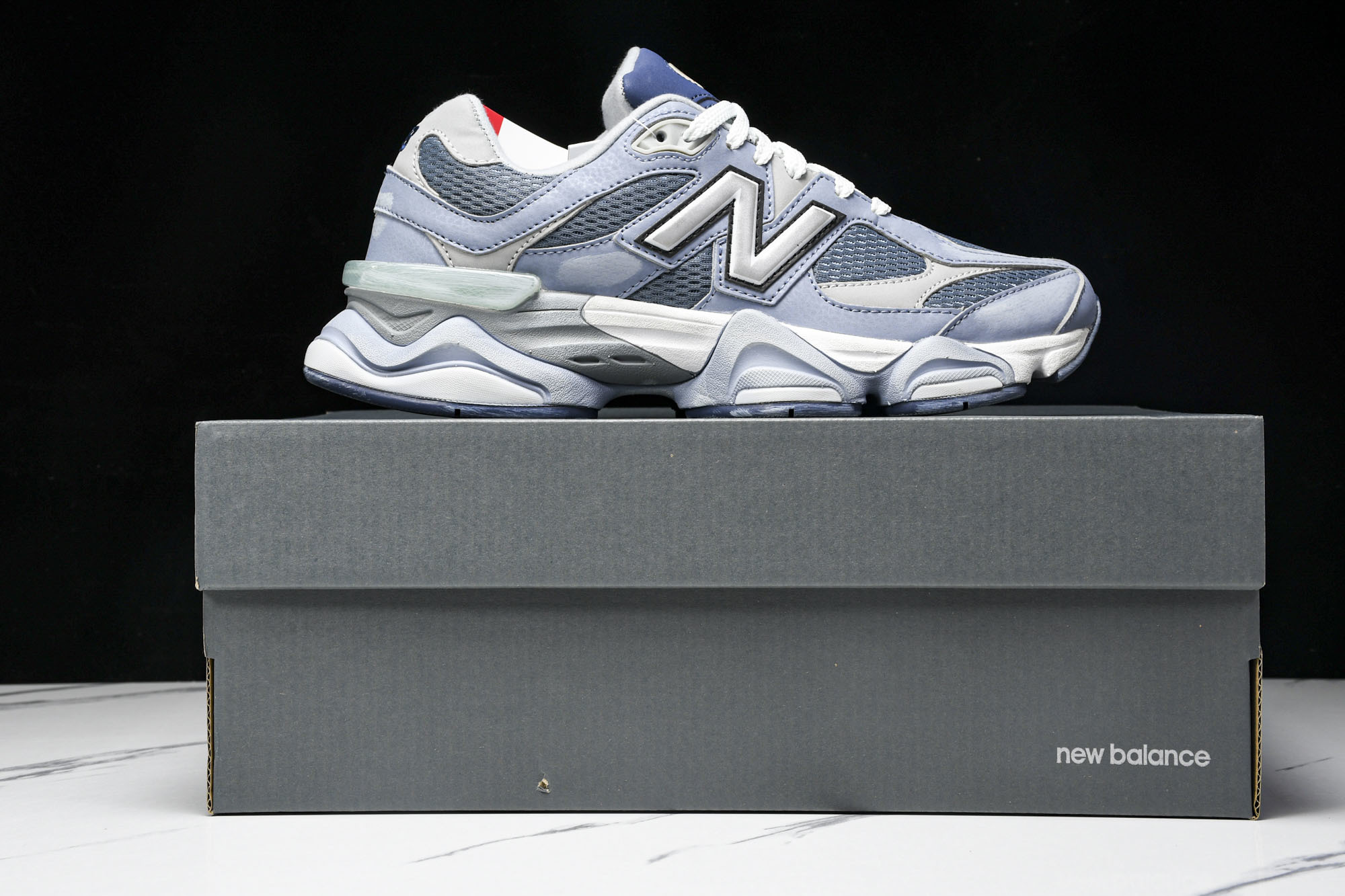 纯原 Joe Freshgoods x New Balance NB9060 复古休闲运动慢跑鞋 旧蓝白