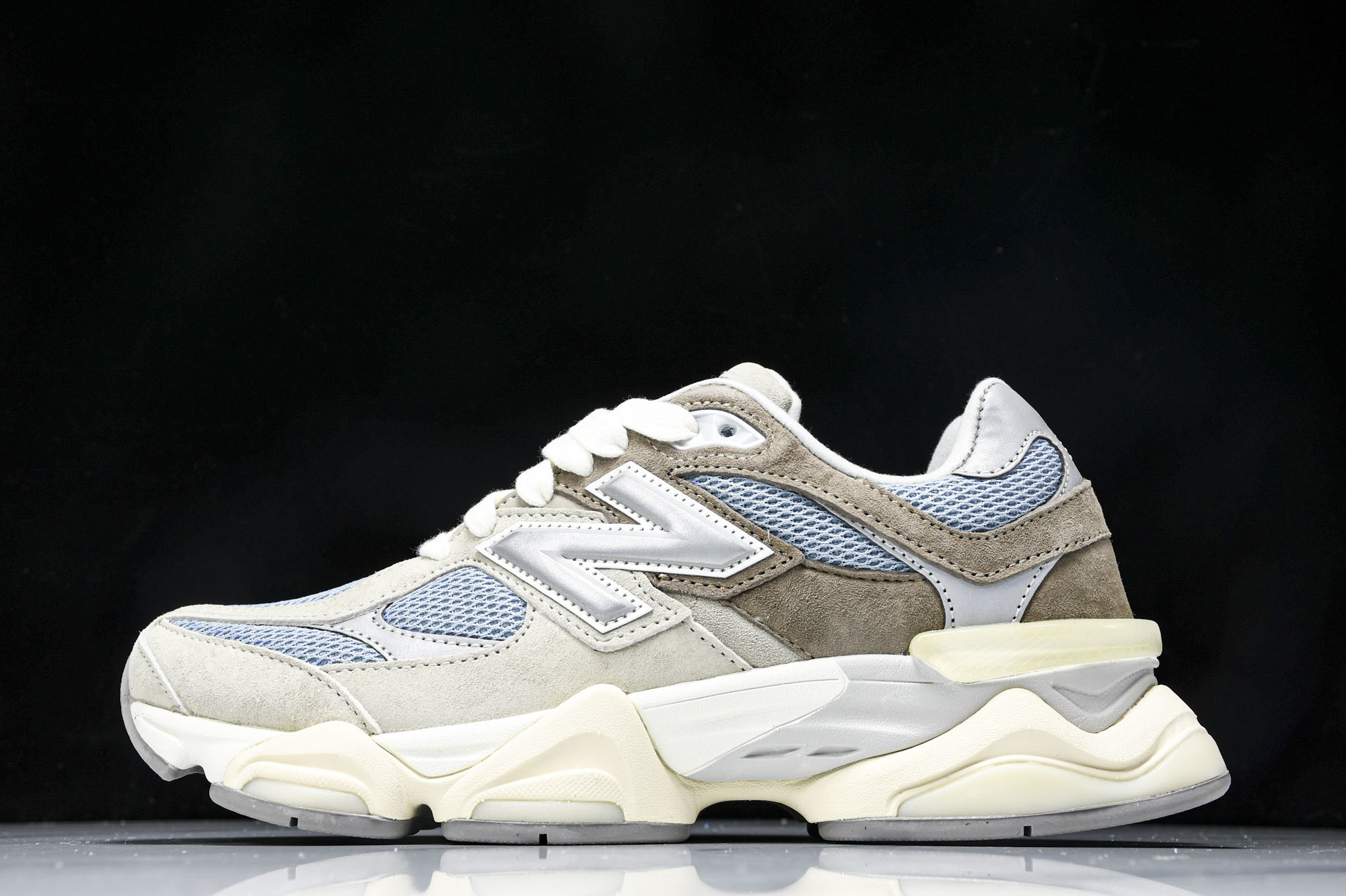 纯原 Joe Freshgoods x New Balance NB9060 复古休闲运动慢跑鞋 棕蓝色